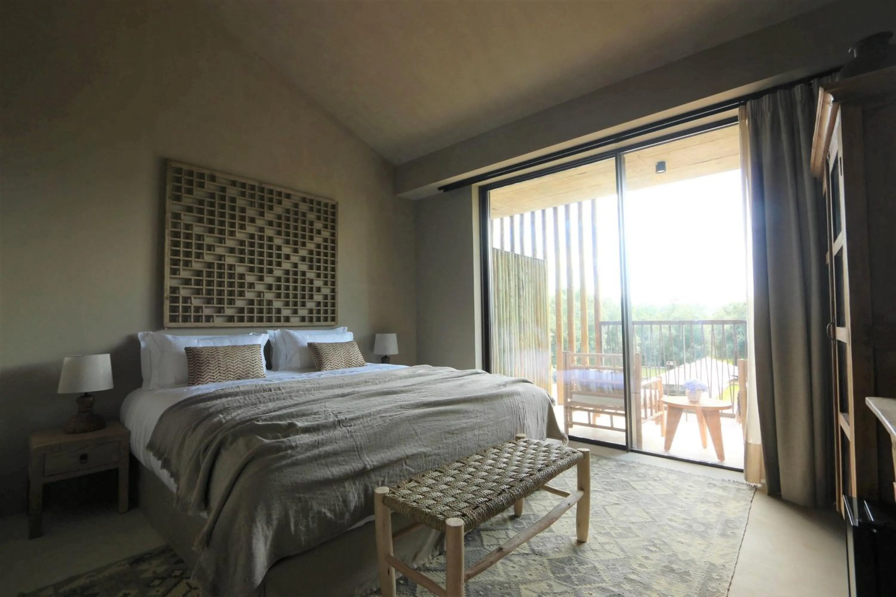 Bed in Terra Rosa Country House & Vineyards