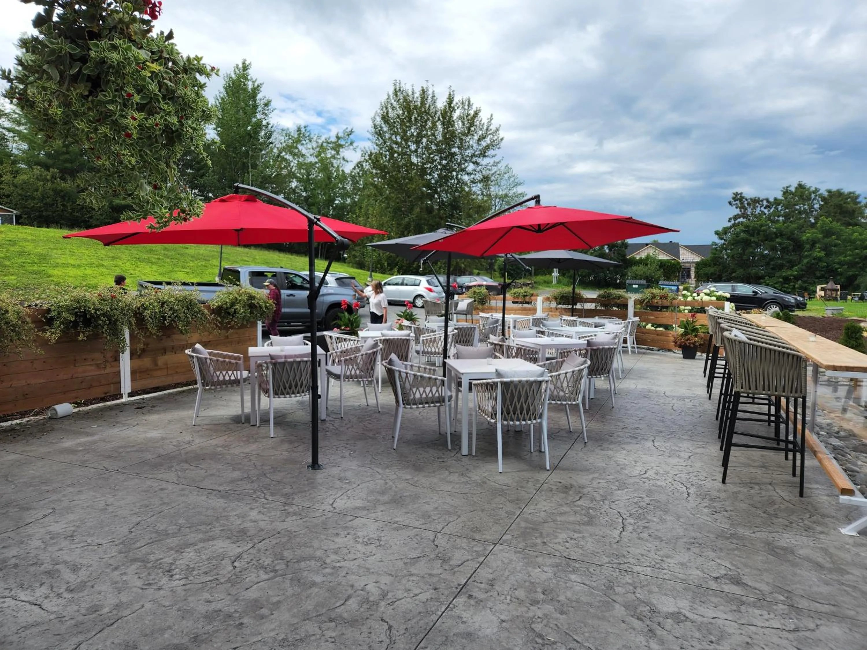 Patio in Au Sommet du Lac Magog