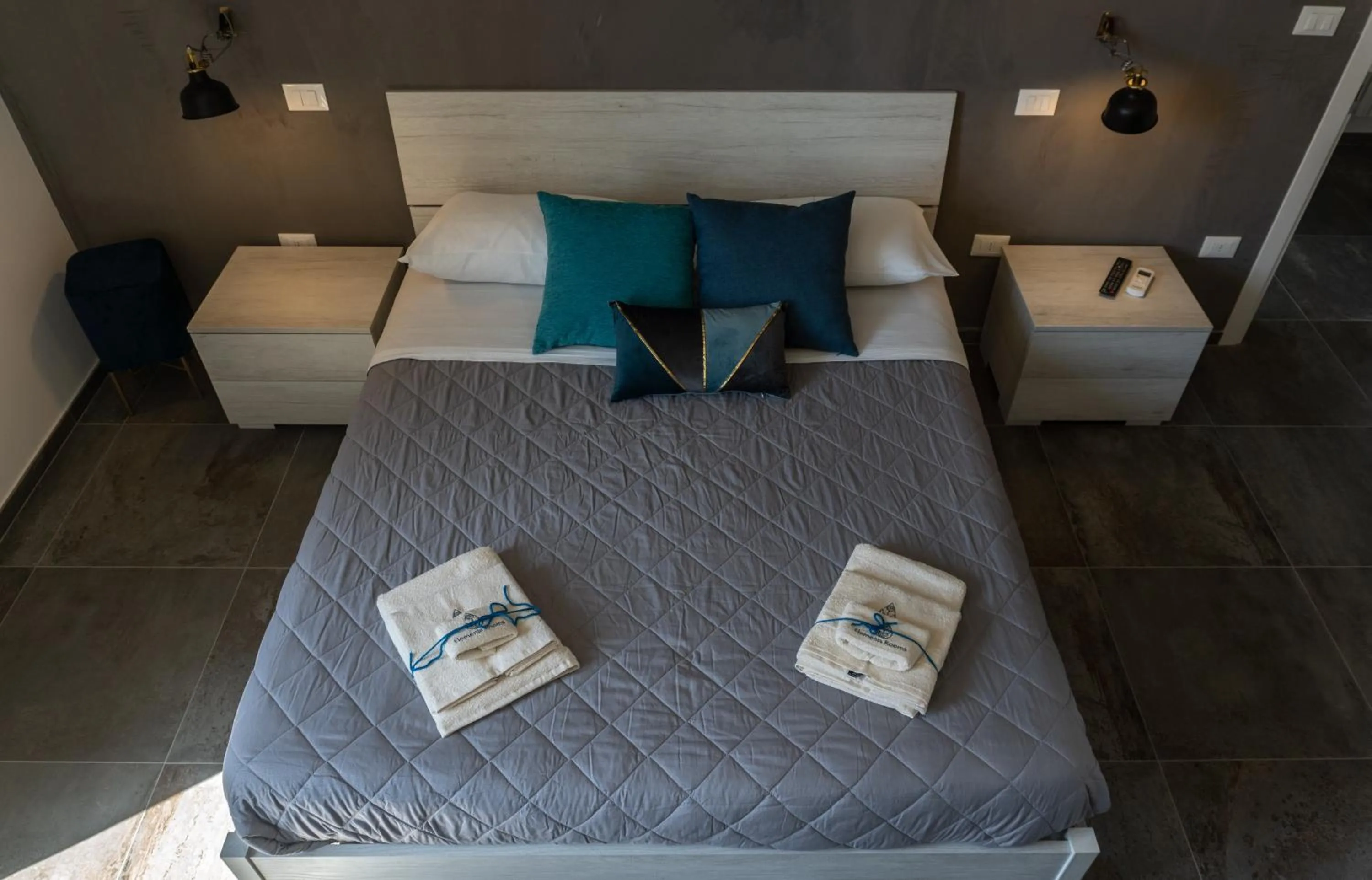 Bed in Elements Rooms
