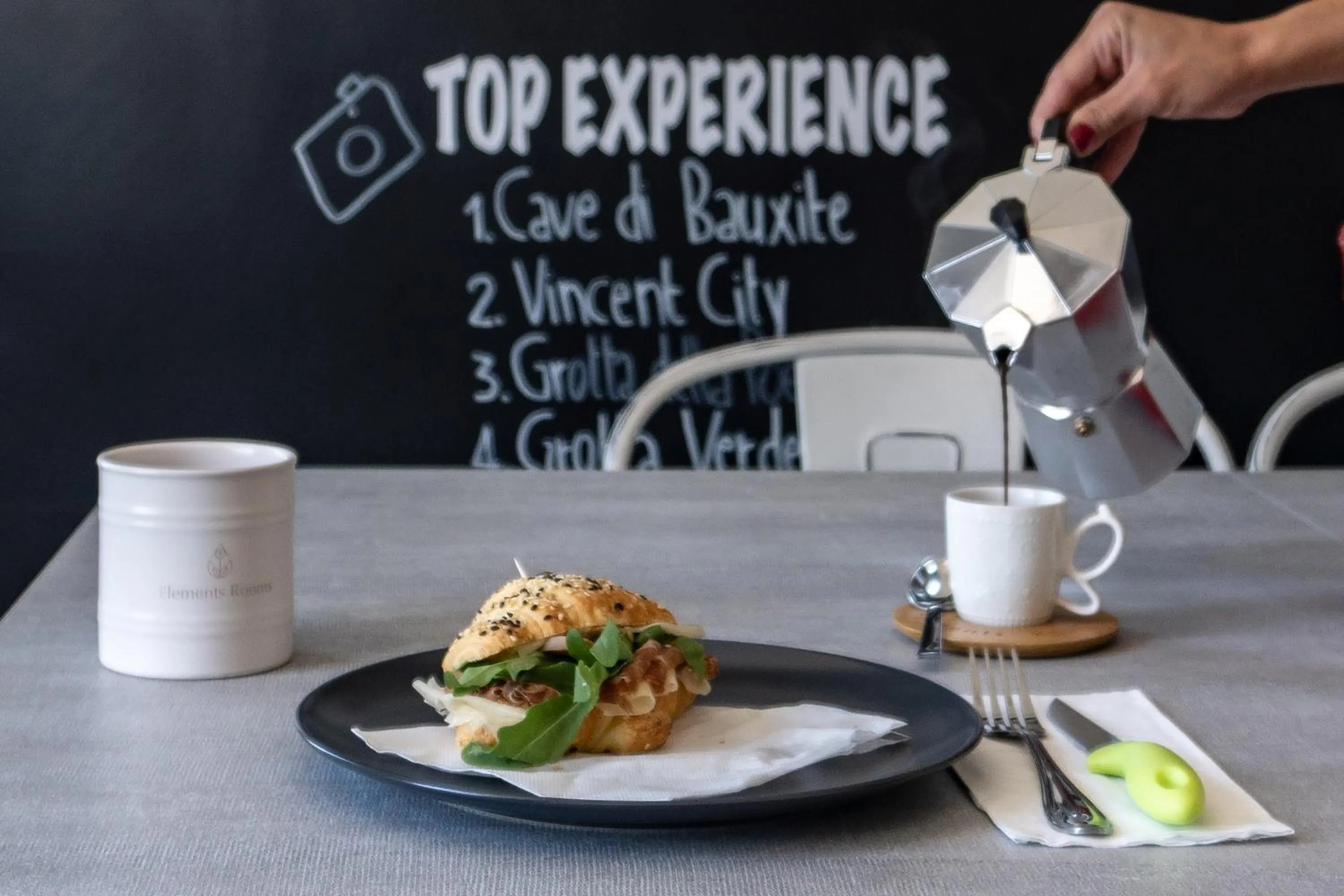 Buffet breakfast in Elements Rooms