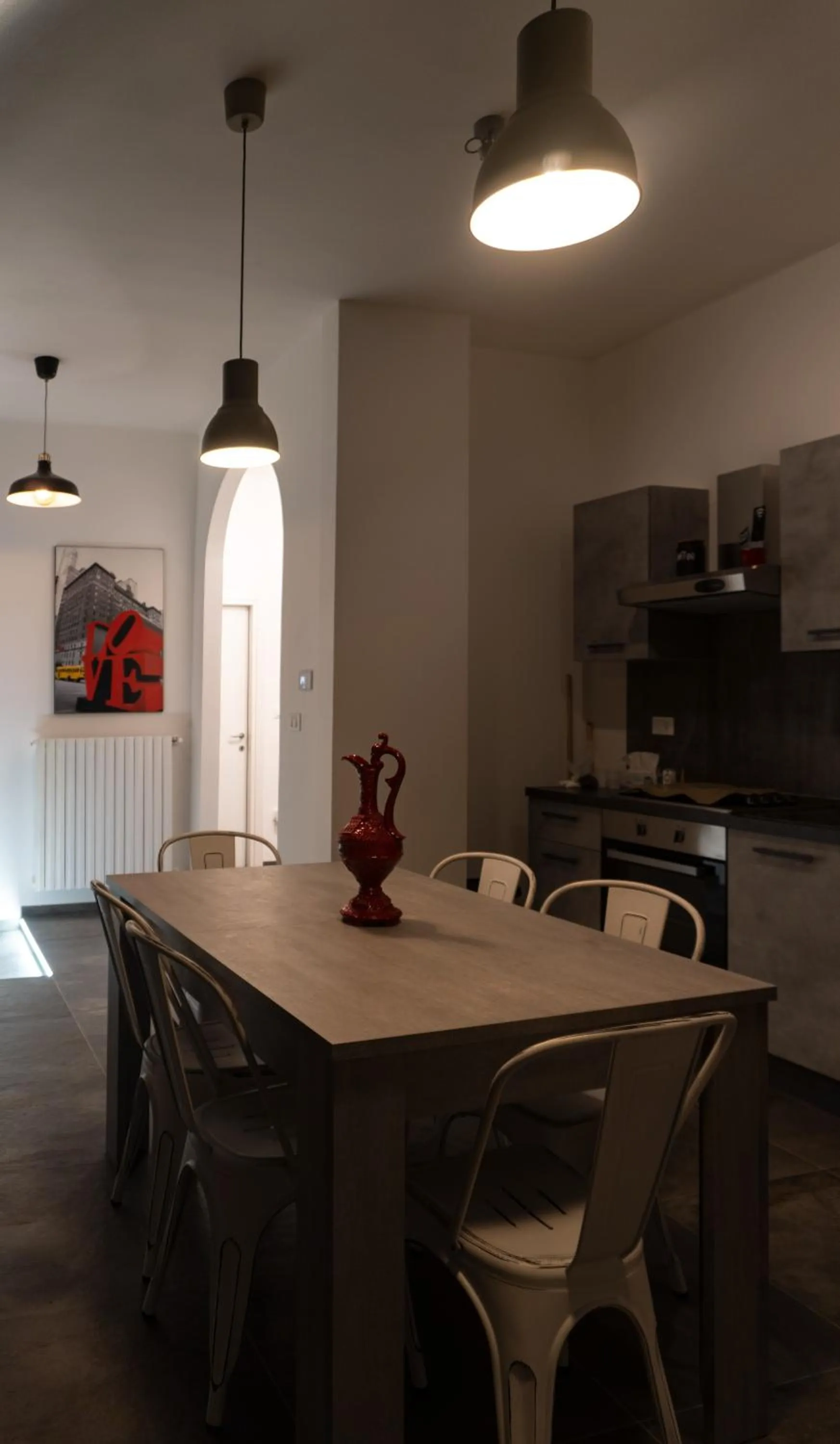 Kitchen or kitchenette in 4 Balconi rooms-Elements B&B