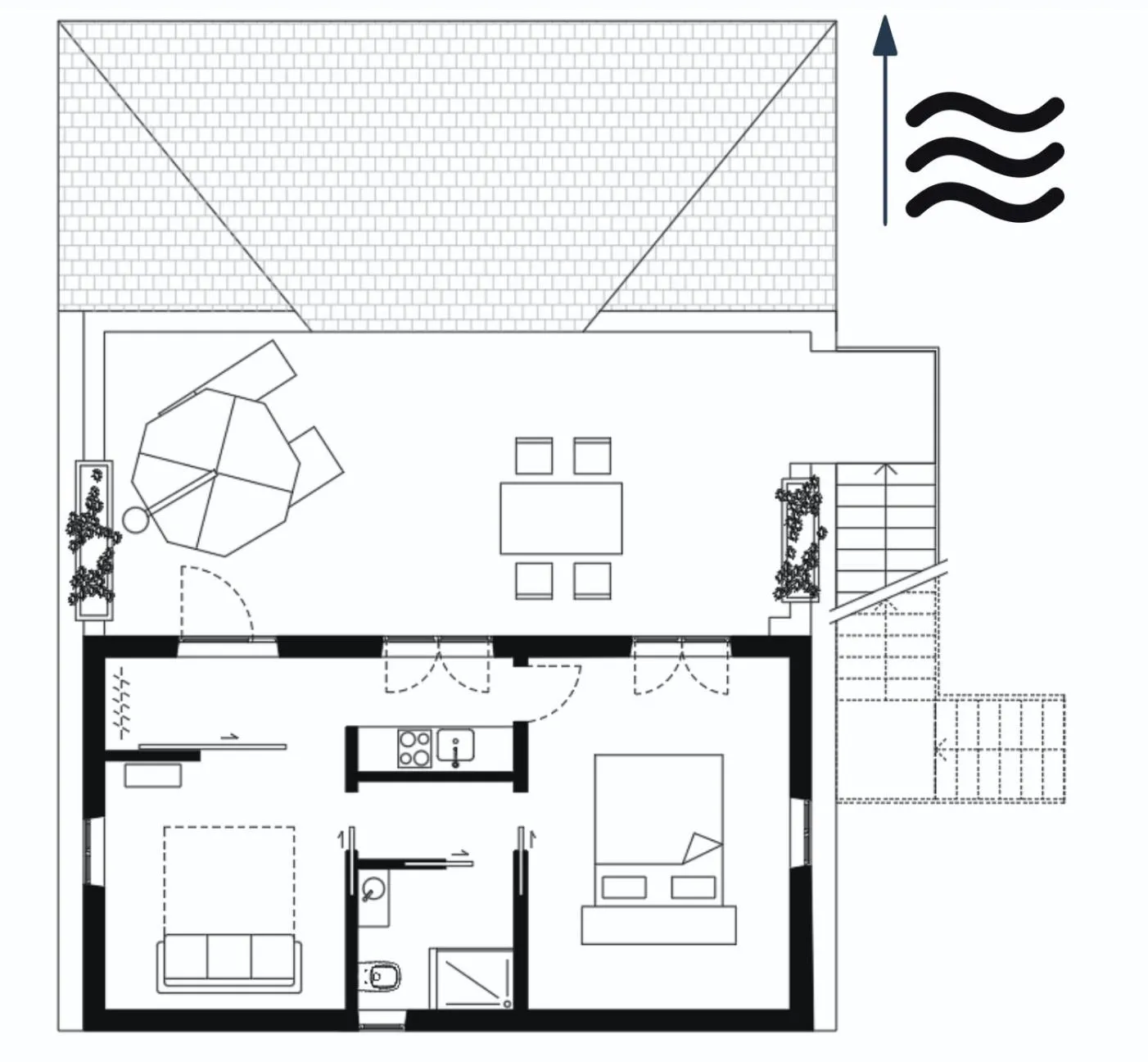 Floor plan in Casa Villea