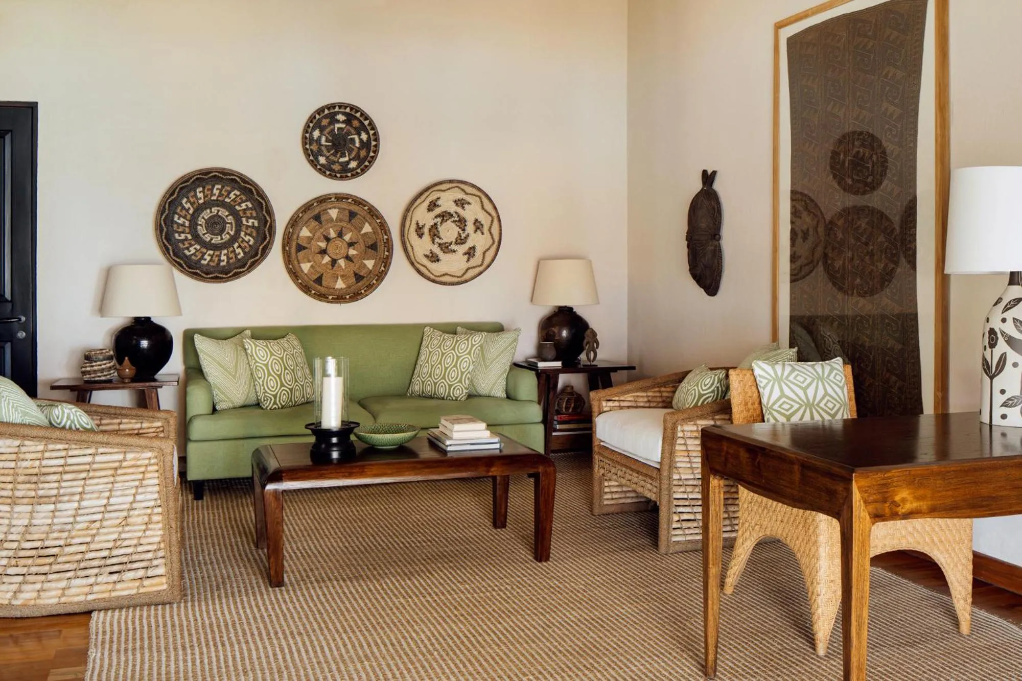 Living room in NIHI Sumba - 50 Best Hotels of the World