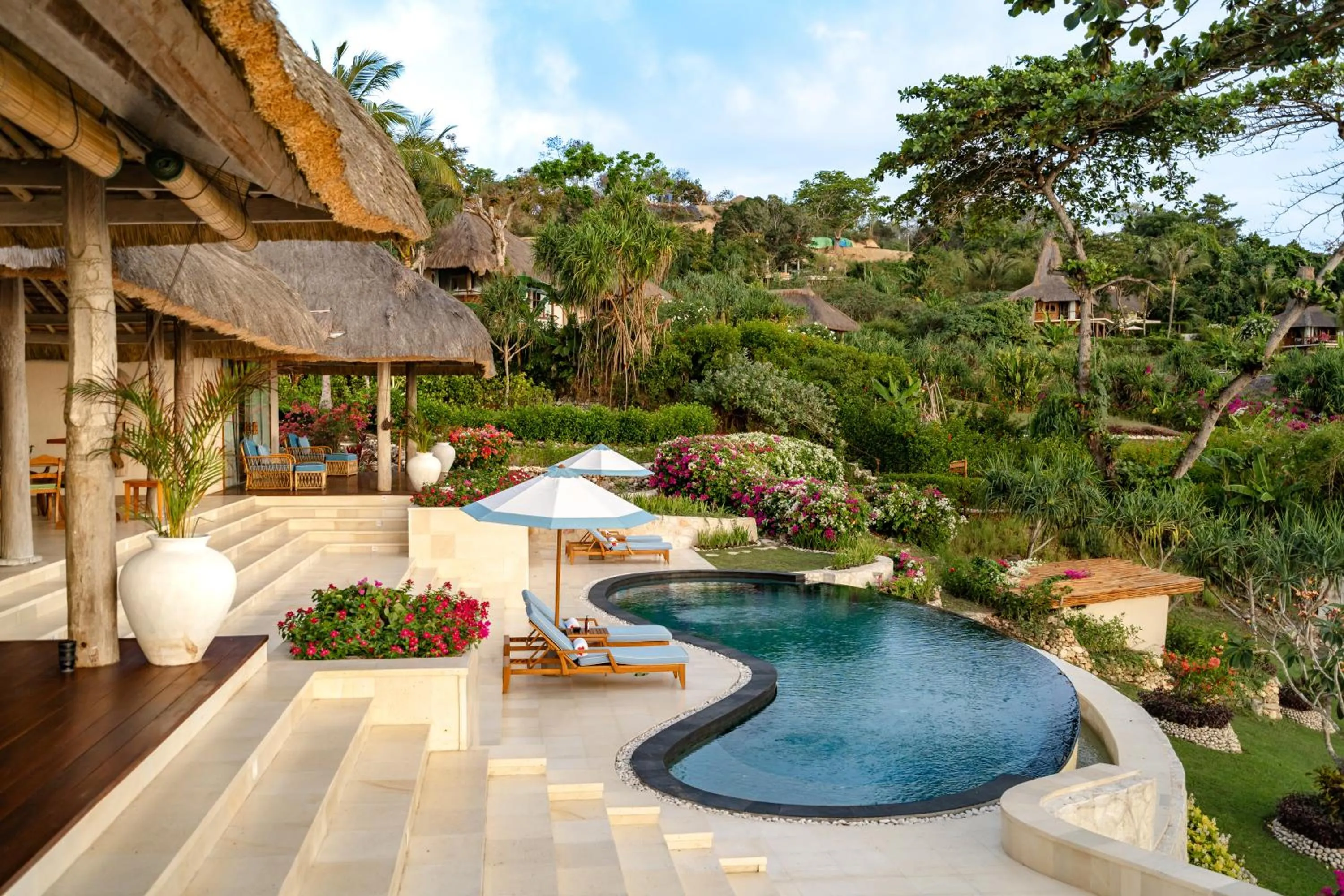 Patio in NIHI Sumba - 50 Best Hotels of the World