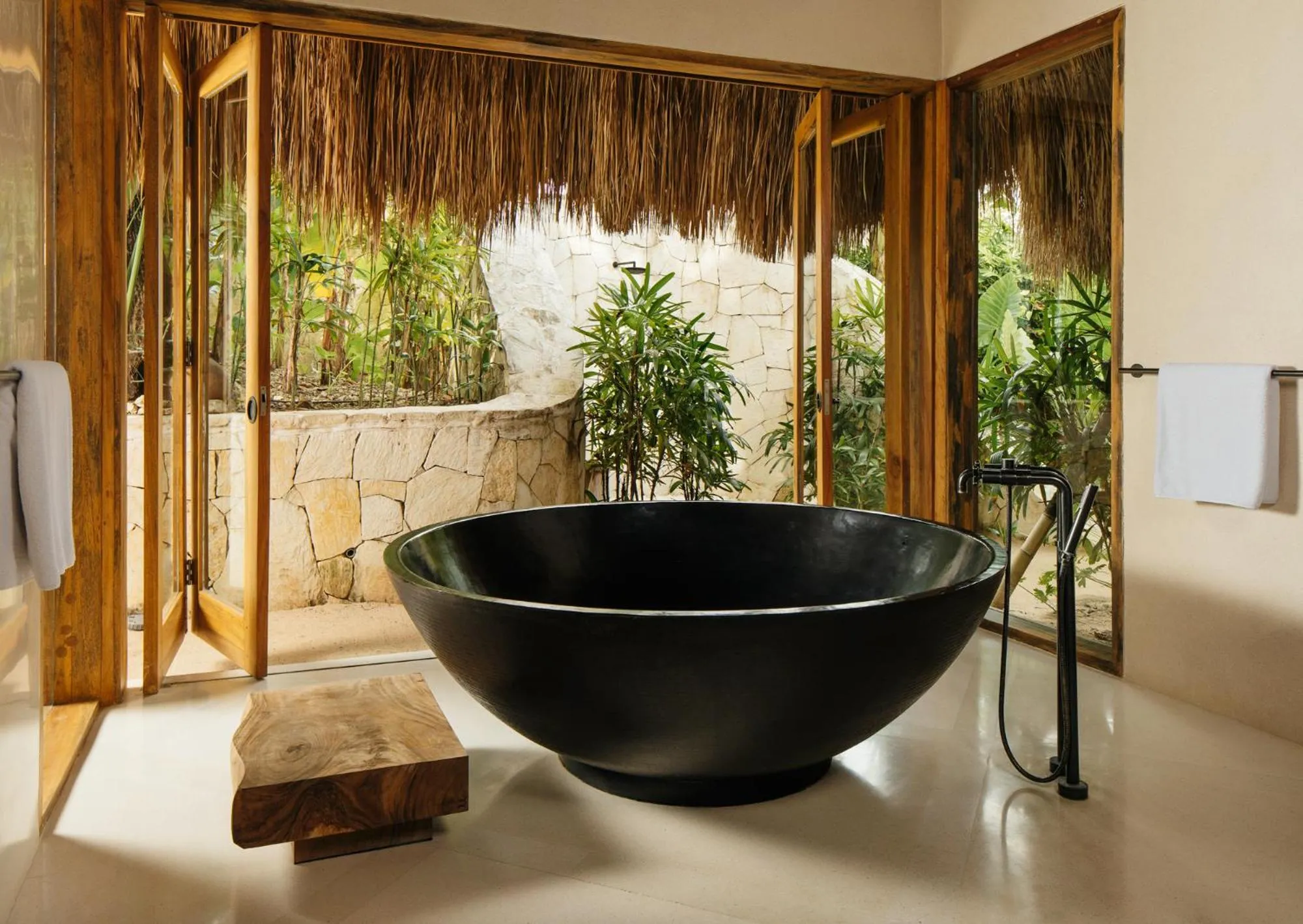 Bathroom in NIHI Sumba - 50 Best Hotels of the World