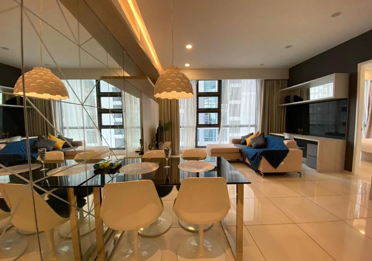 Living room in Robertson PanoramaKL Suites