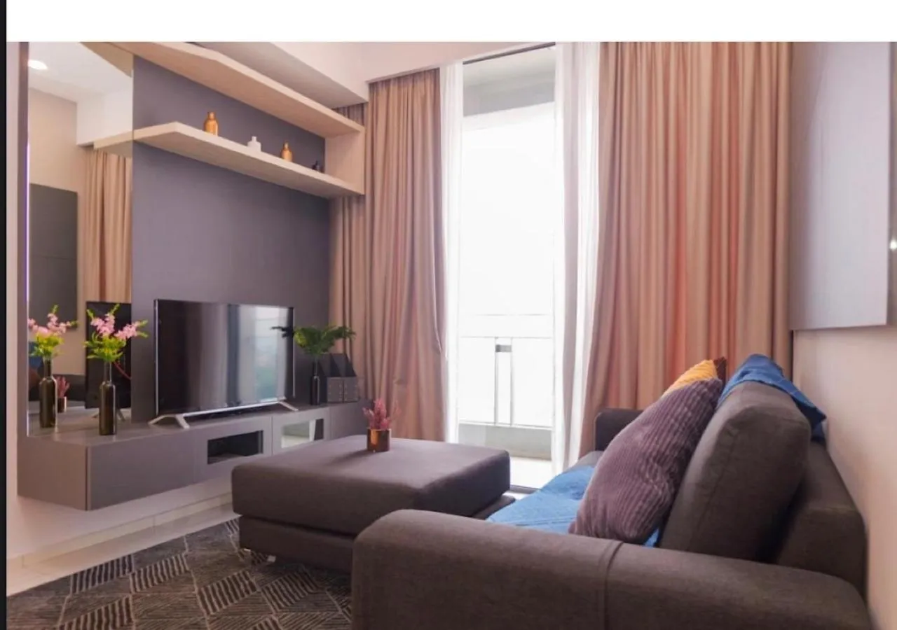 Communal lounge/ TV room in Robertson PanoramaKL Suites