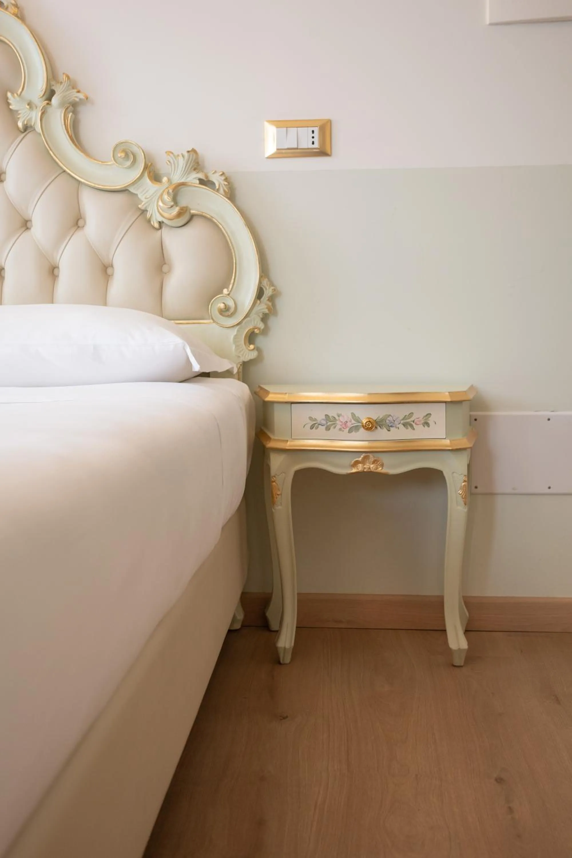 Decorative detail, Bed in Duomo Boutique Hotel