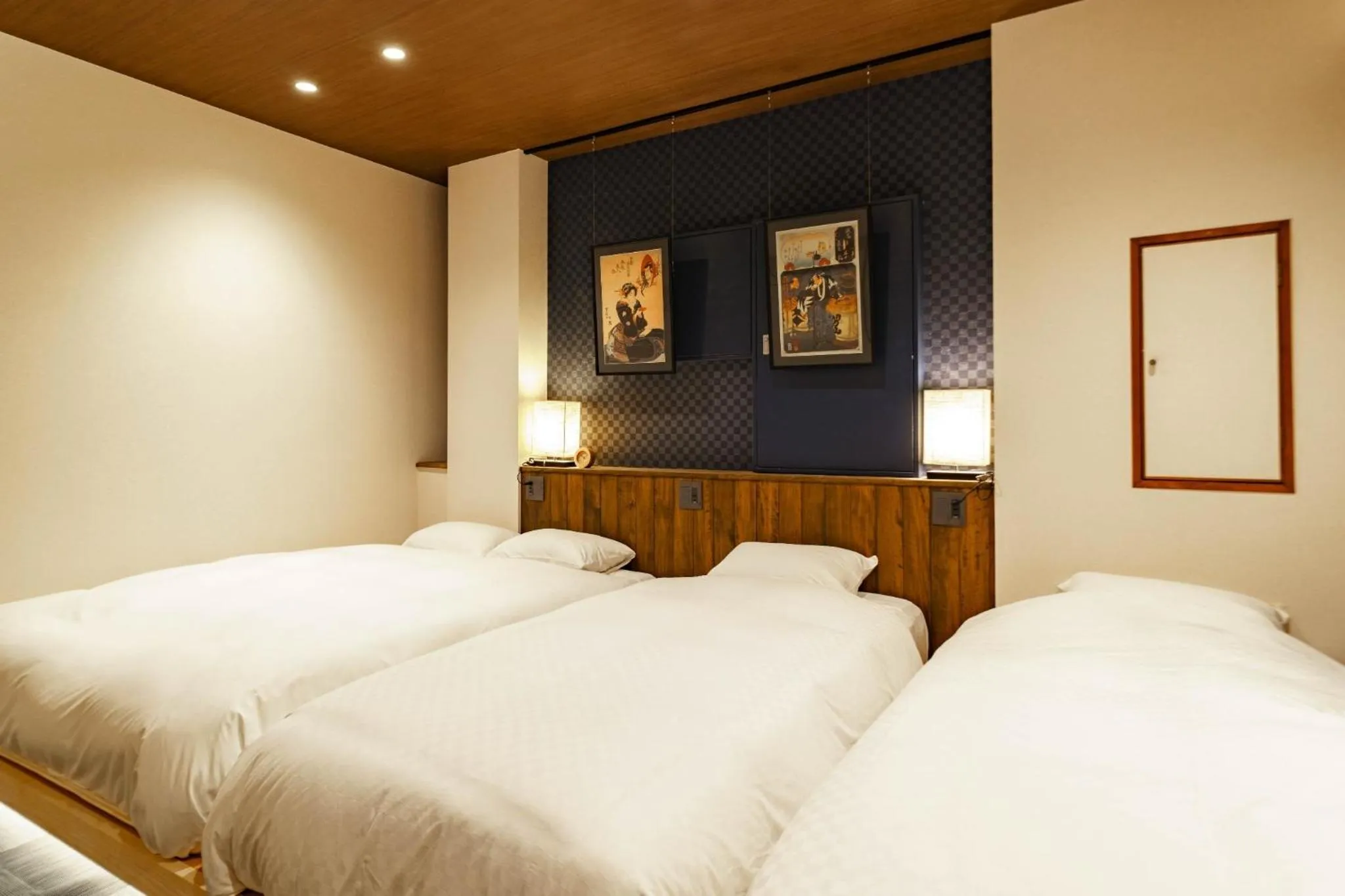 Bed in Now and then old villa Shinsaibashi sky garden cyp - Vacation STAY 24603v
