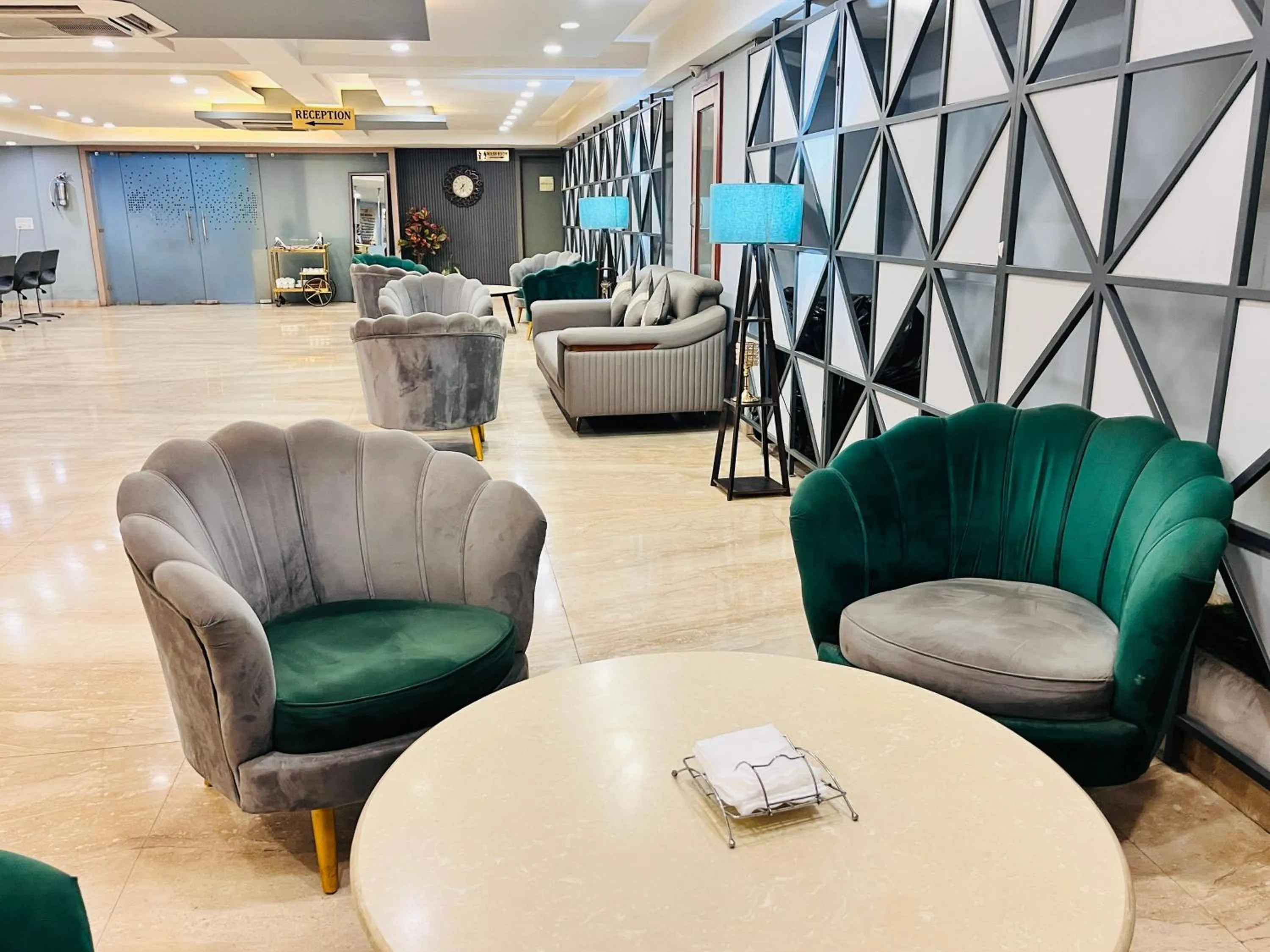 Seating area in Western Blu