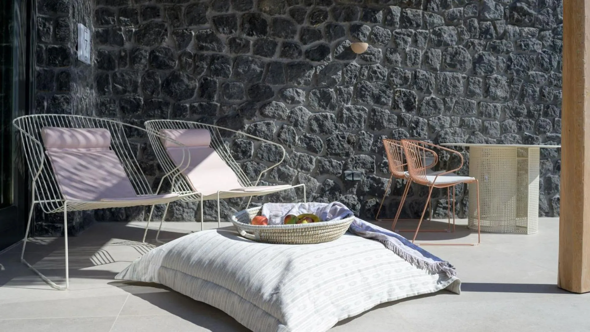 Seating area in Lithi Luxury Retreat