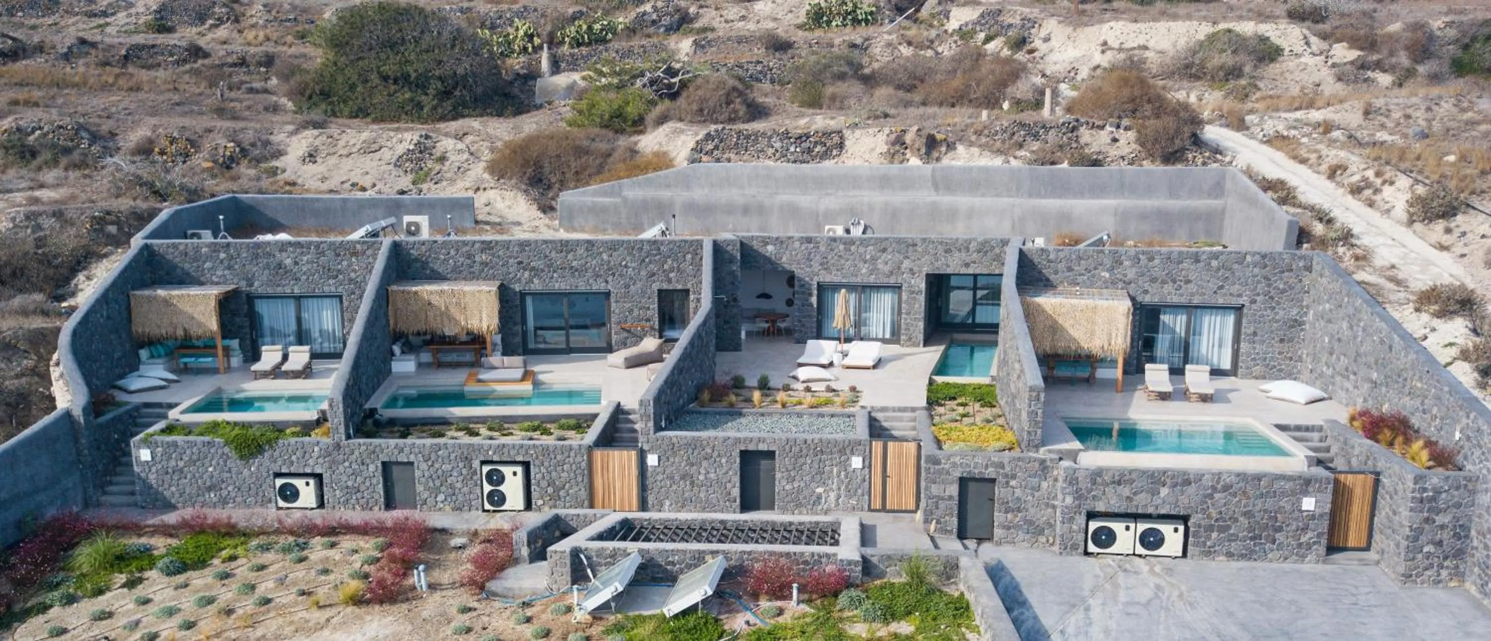 Bird's eye view in Lithi Luxury Retreat