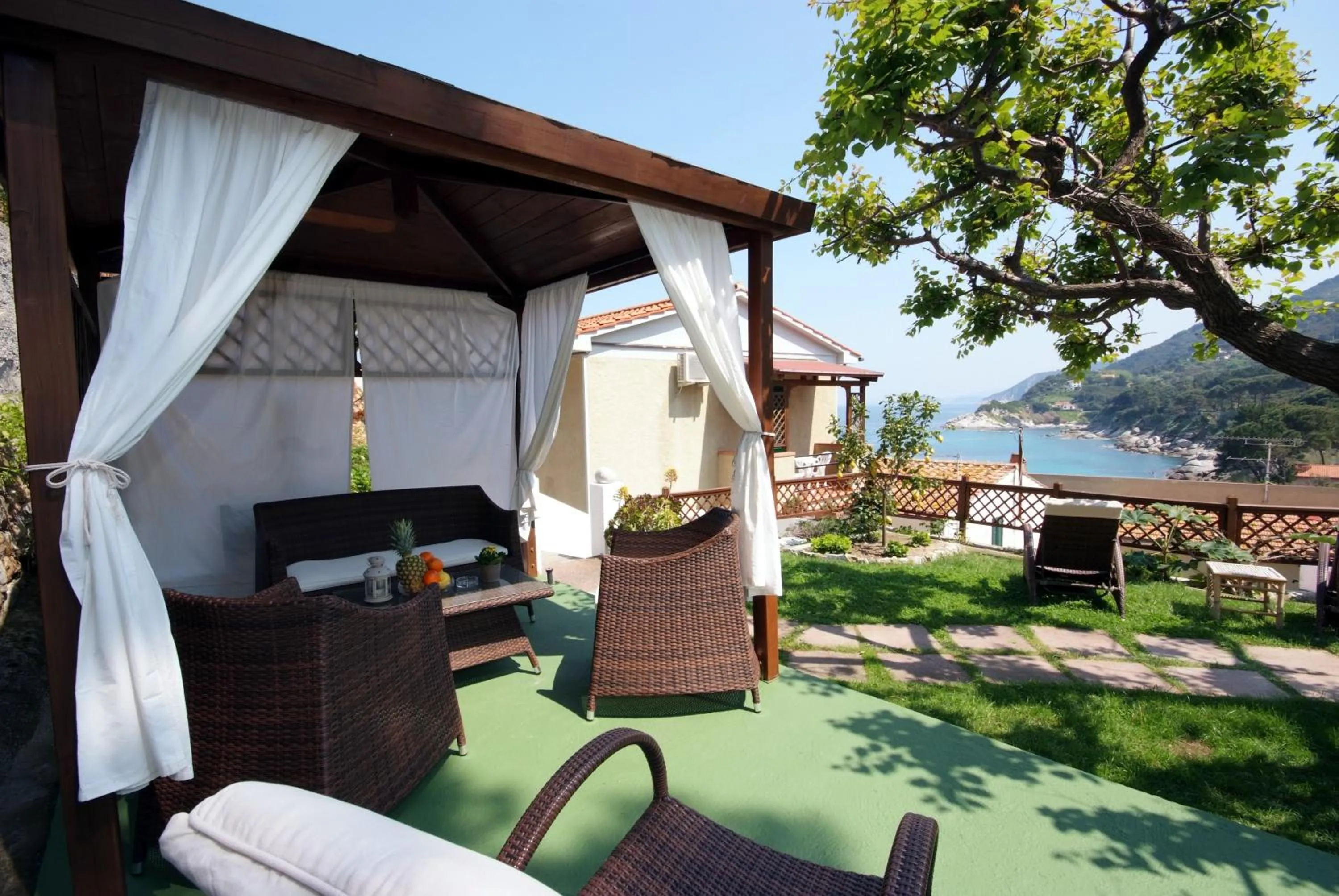 Patio in Hotel Barsalini