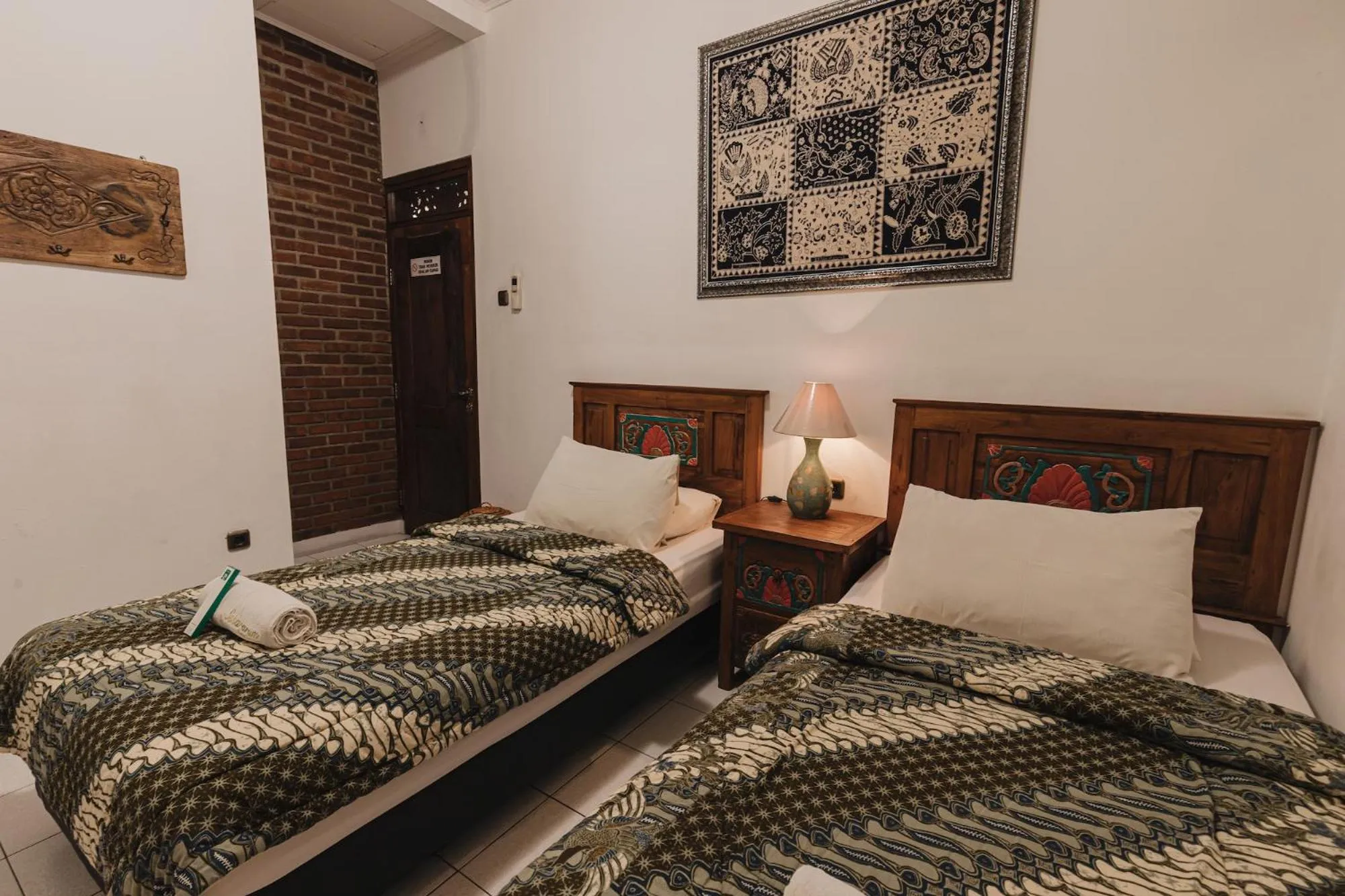 Bed in Sekararum Butik Syariah Guesthouse
