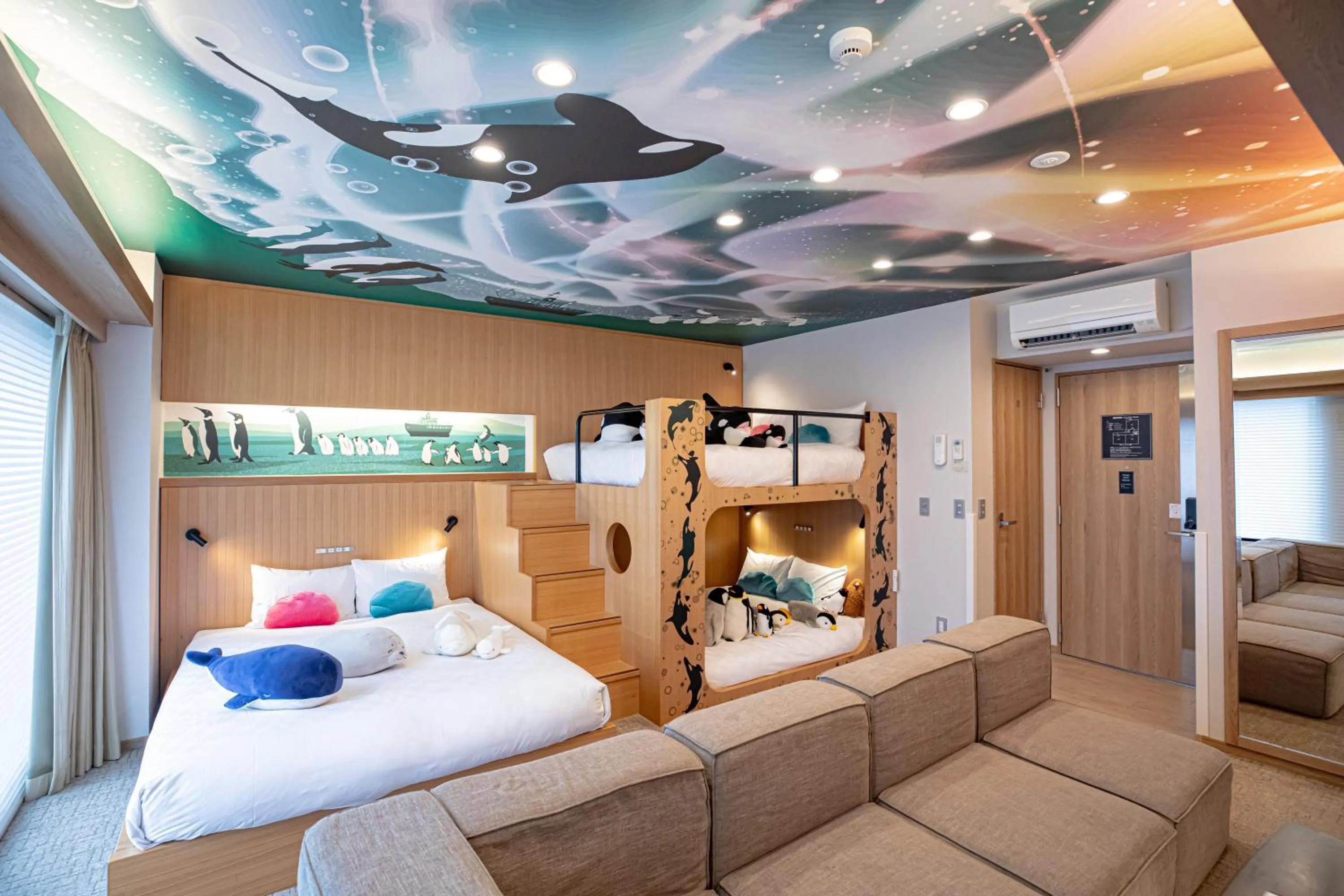 Bed in GOLD STAY Nagoya Osu