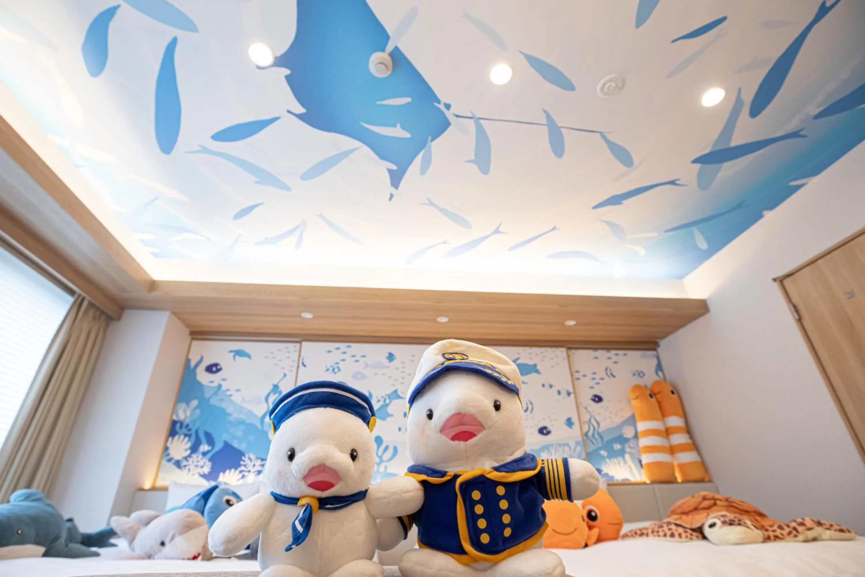 Bed in GOLD STAY Nagoya Osu