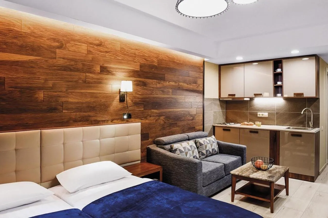 Kitchen or kitchenette, Bed in Residence Gudauri Hills