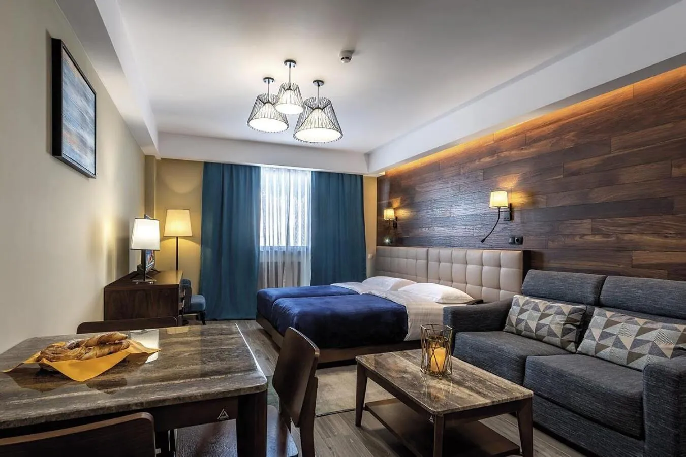 Photo of the whole room, Bed in Residence Gudauri Hills