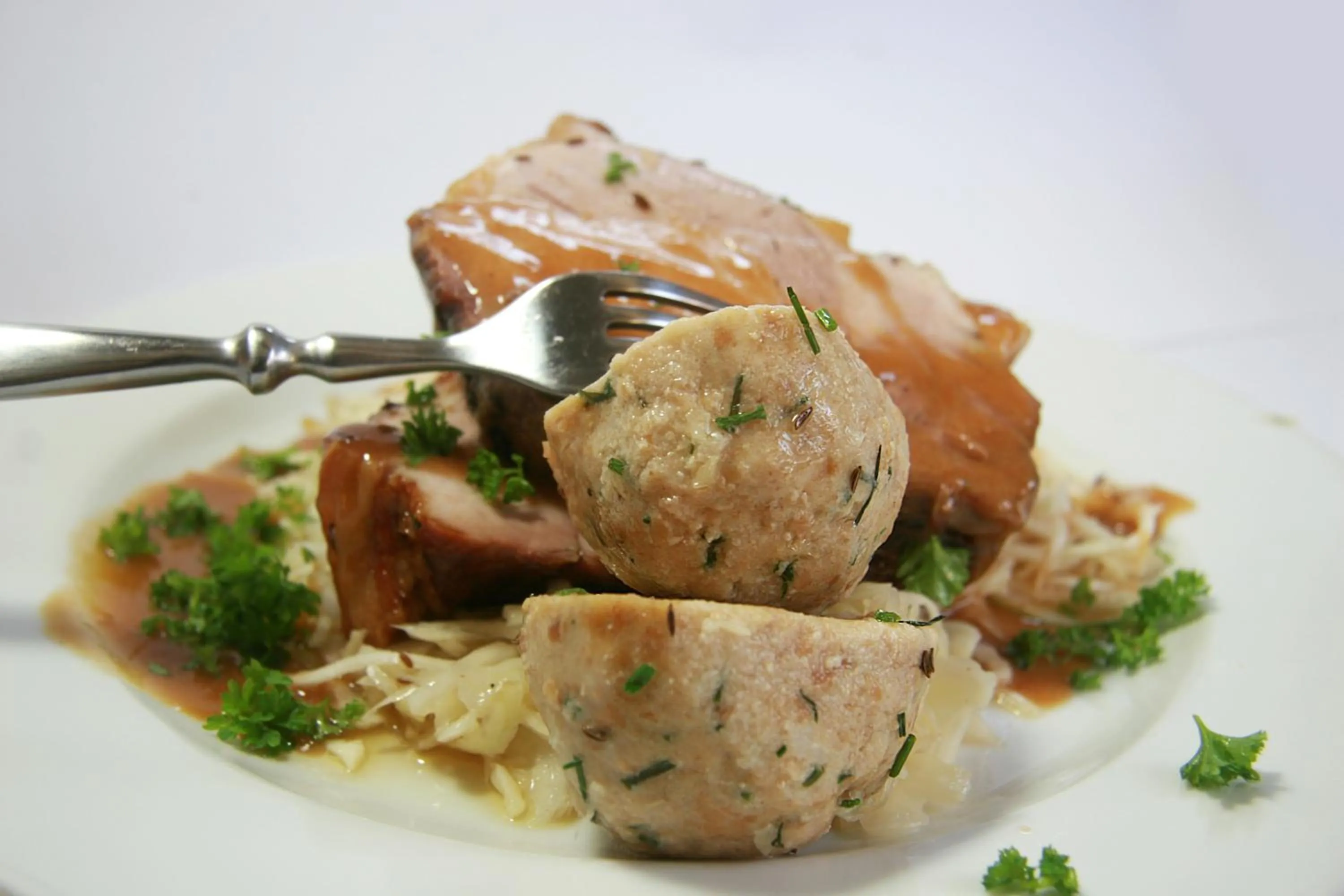 Food close-up in Hotel Gasthof Alte Post - Restaurant offen