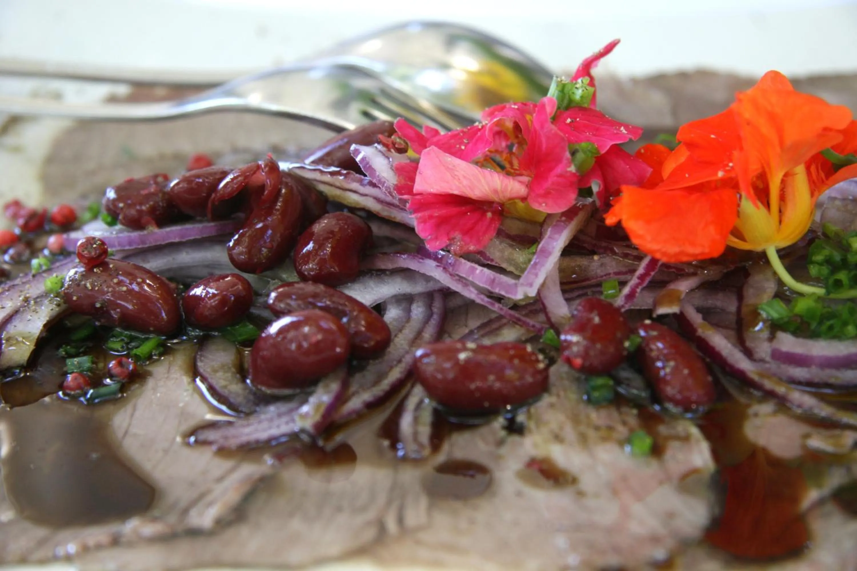 Food close-up in Hotel Gasthof Alte Post - Restaurant offen
