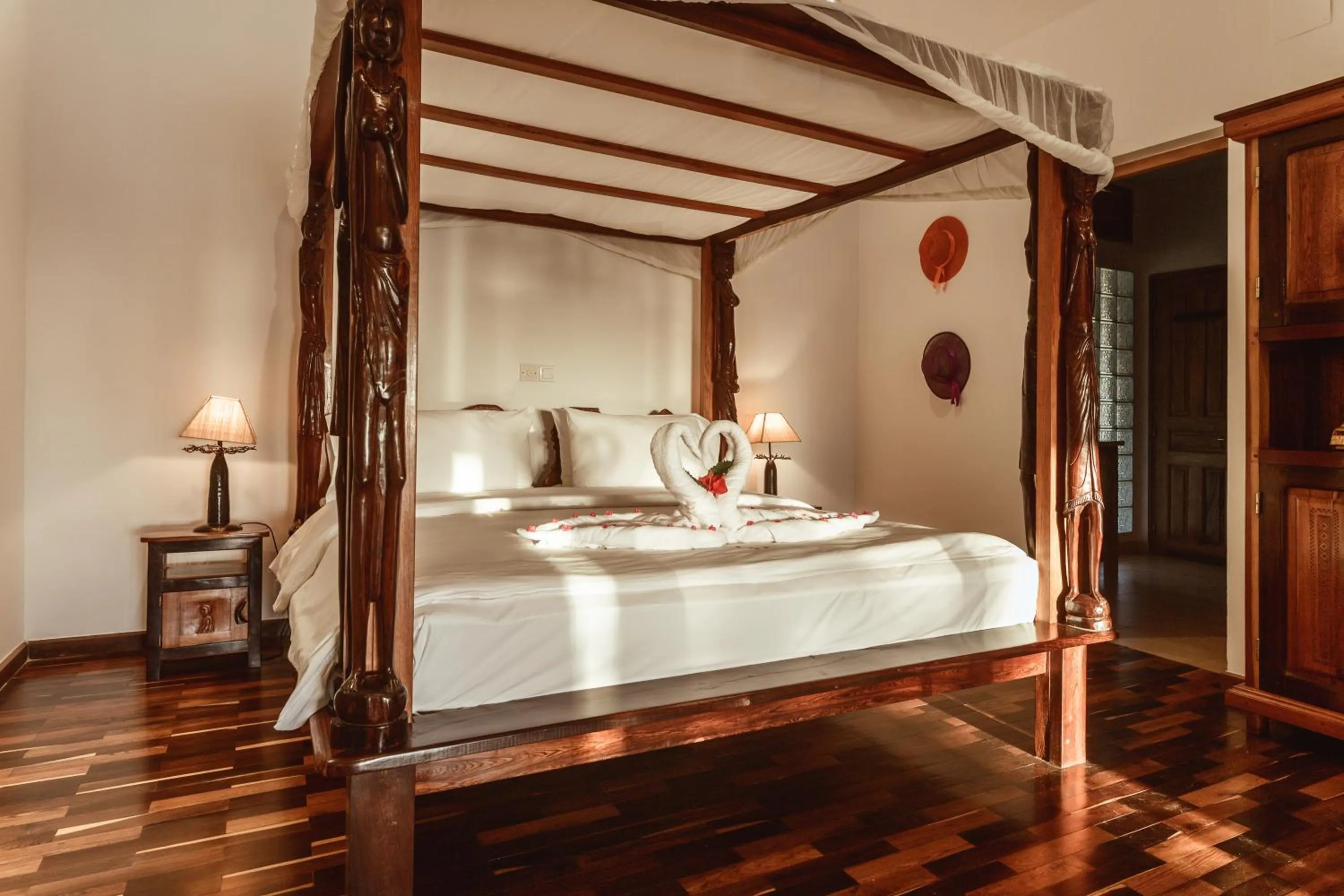 Bed in Vanila Hotel & Spa