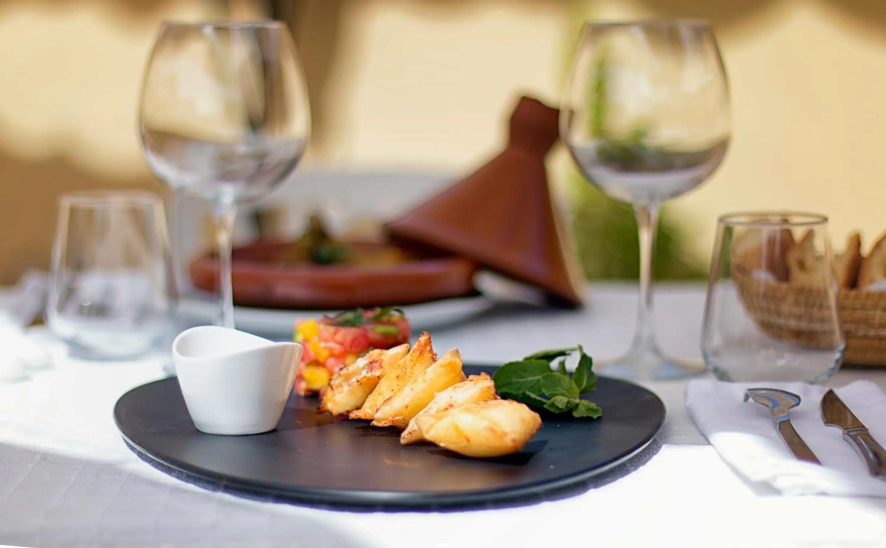 Lunch in Riad Infinity Sea