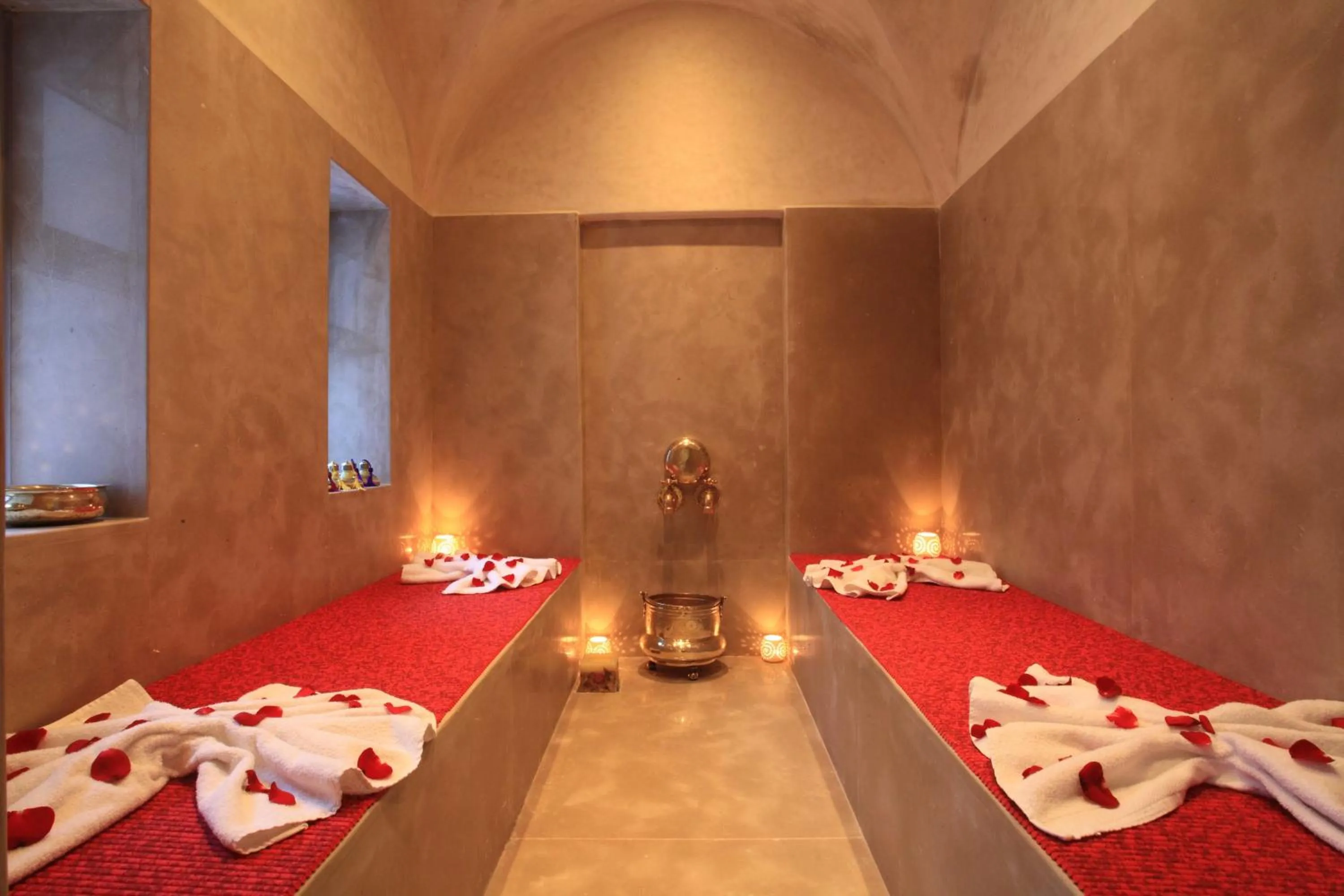 Steam room, Bed in Riad Infinity Sea