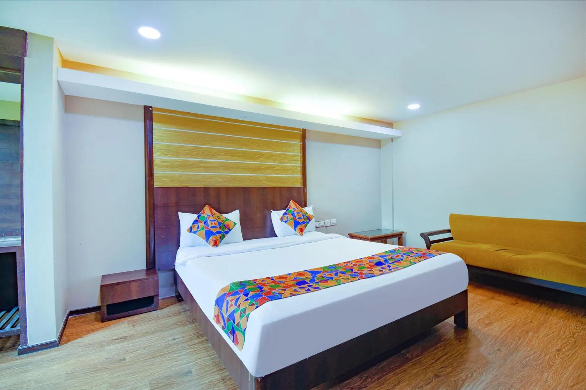 Bed in FabExpress Ocean Residency, Colva