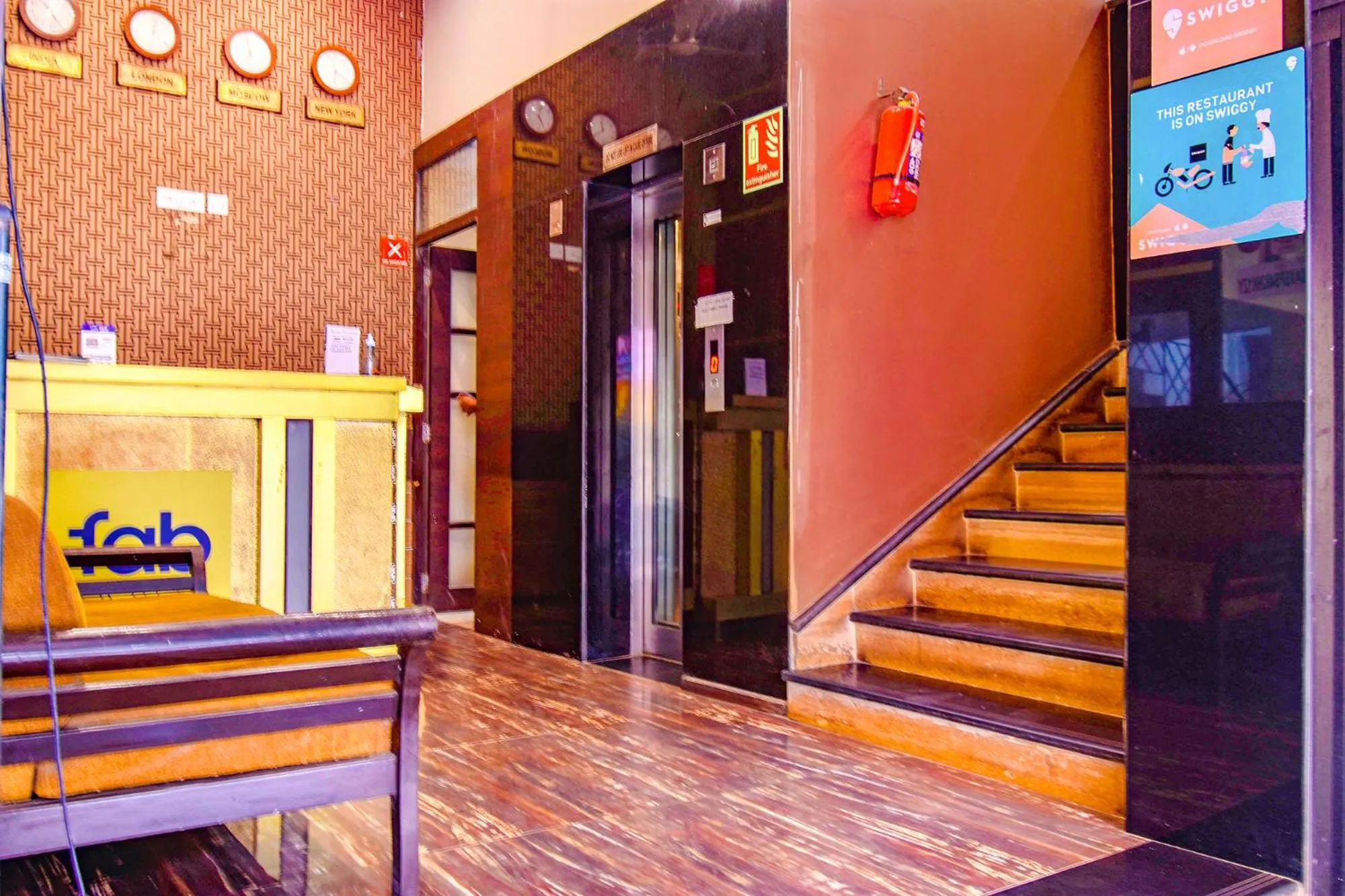 Lobby or reception in FabExpress Ocean Residency, Colva