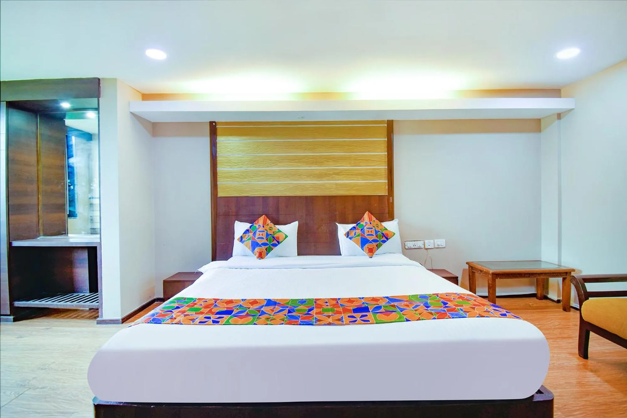 Bed in FabExpress Ocean Residency, Colva