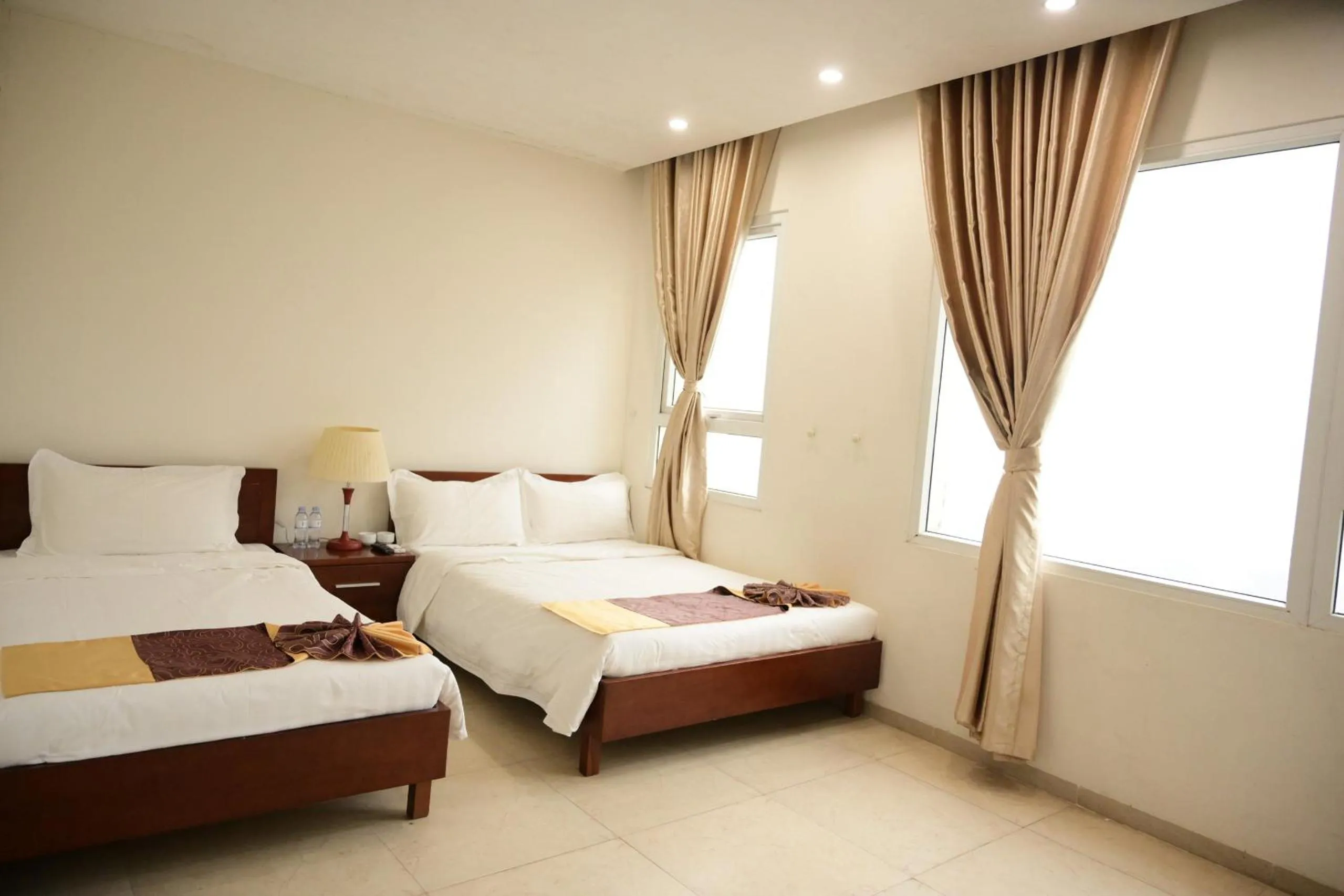 Bed in Hà Thành Tam Đảo HOTEL