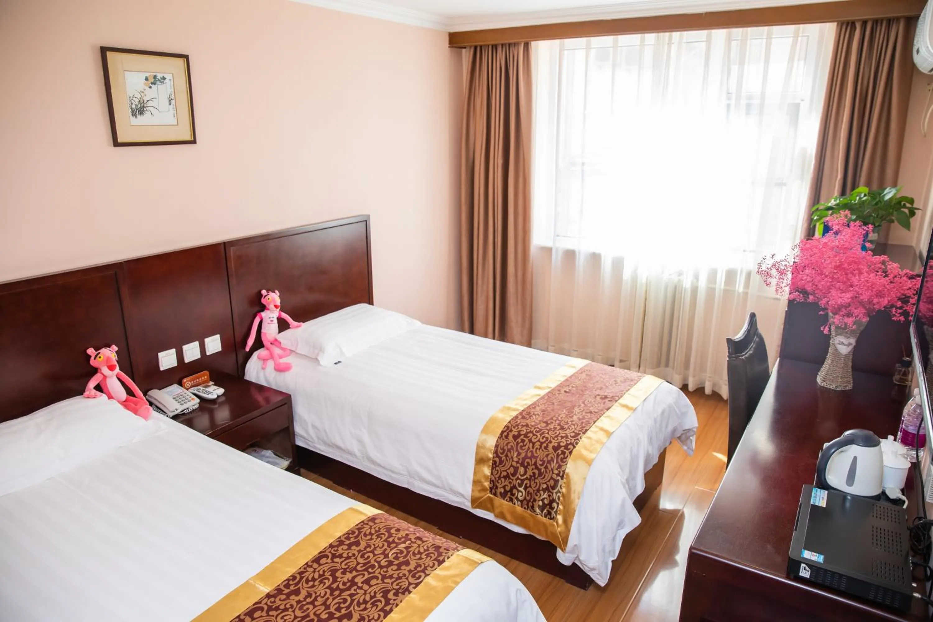 Bed in Jintai Home (Beijing North Railway Station Jiaotong University Branch)