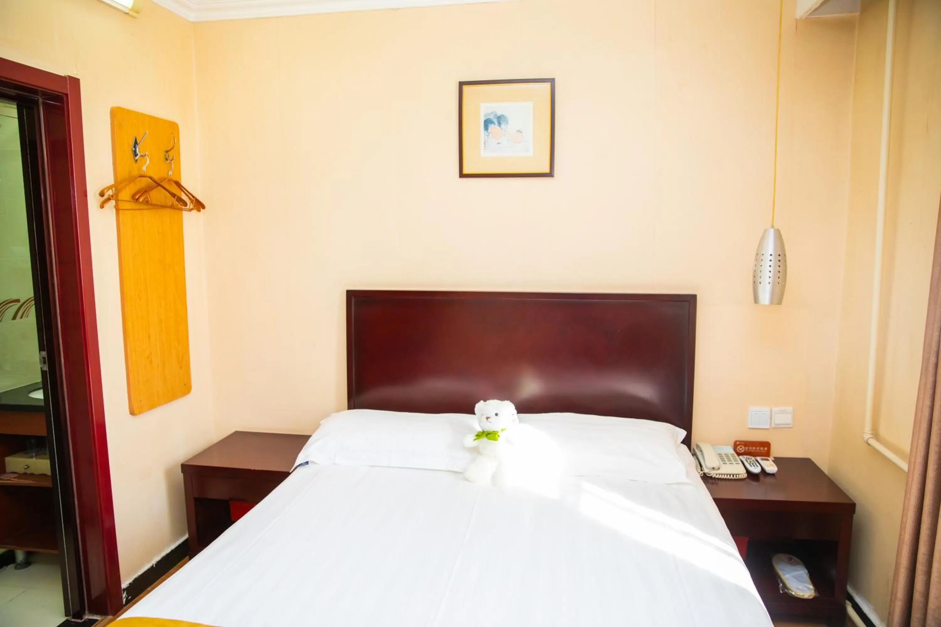 Bed in Jintai Home (Beijing North Railway Station Jiaotong University Branch)