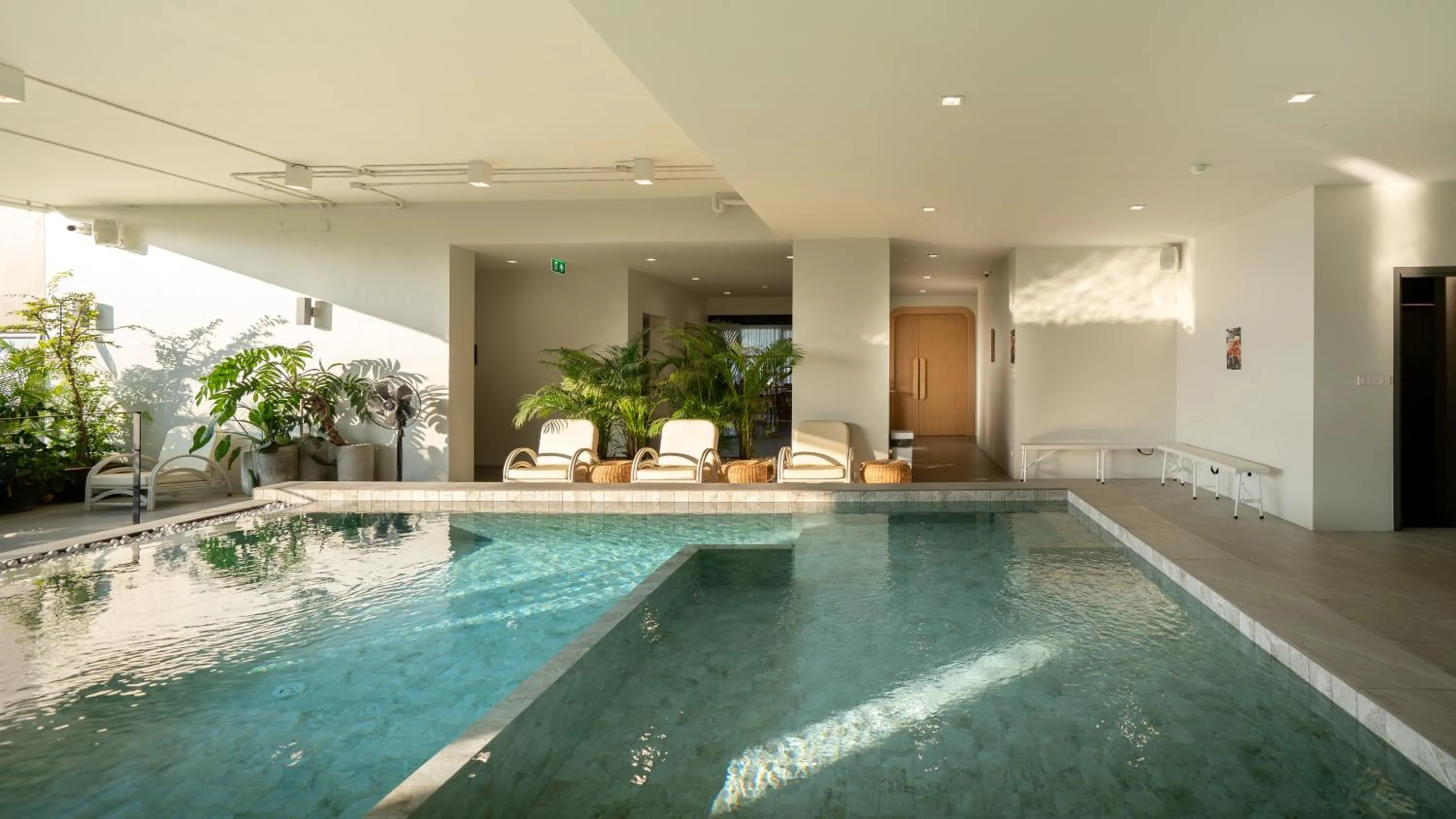 Swimming pool in The Rise Suites Hotel, Chiang Mai - SHA Extra Plus