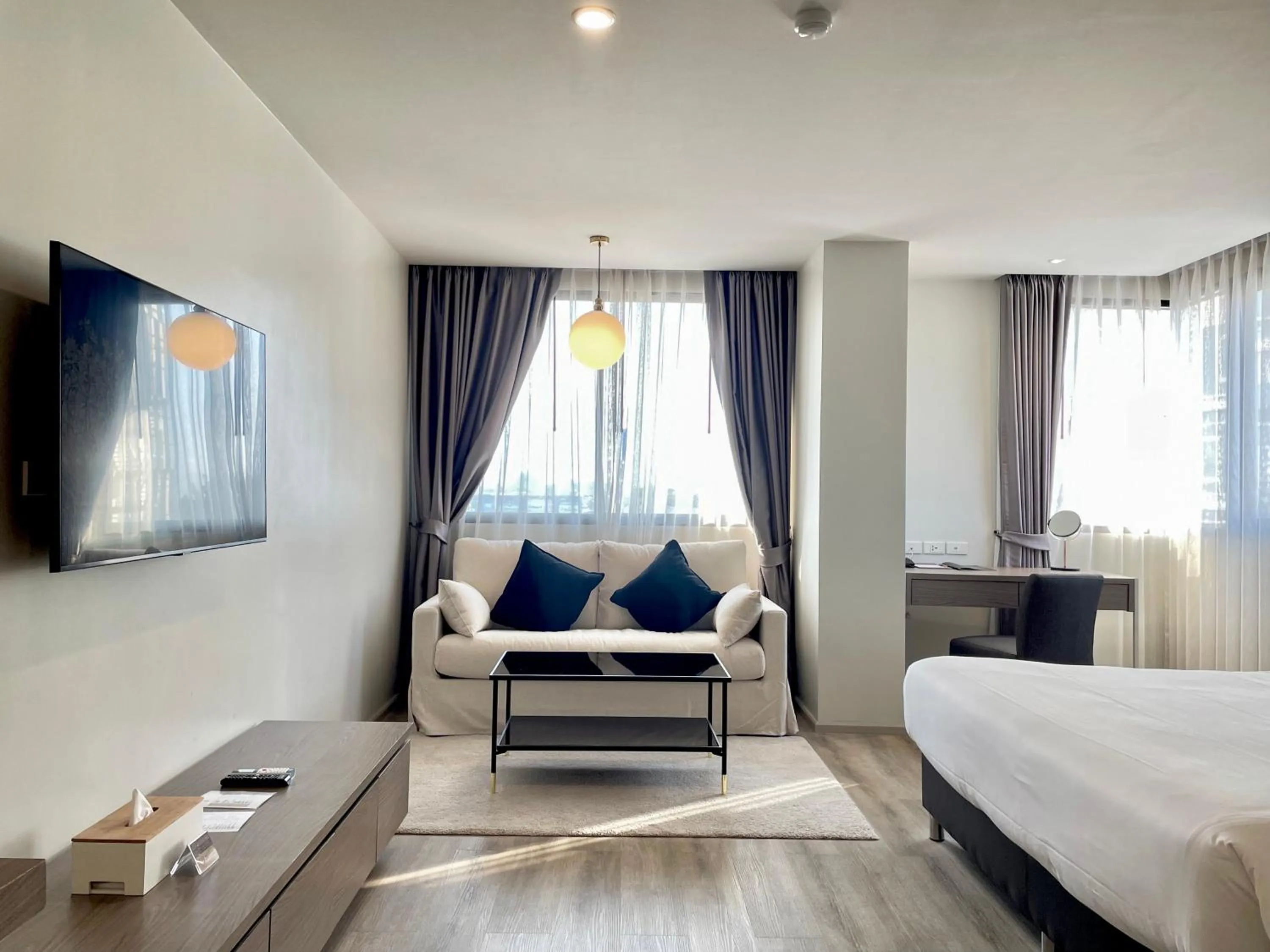 Area and facilities, Bed in The Rise Suites Hotel, Chiang Mai - SHA Extra Plus