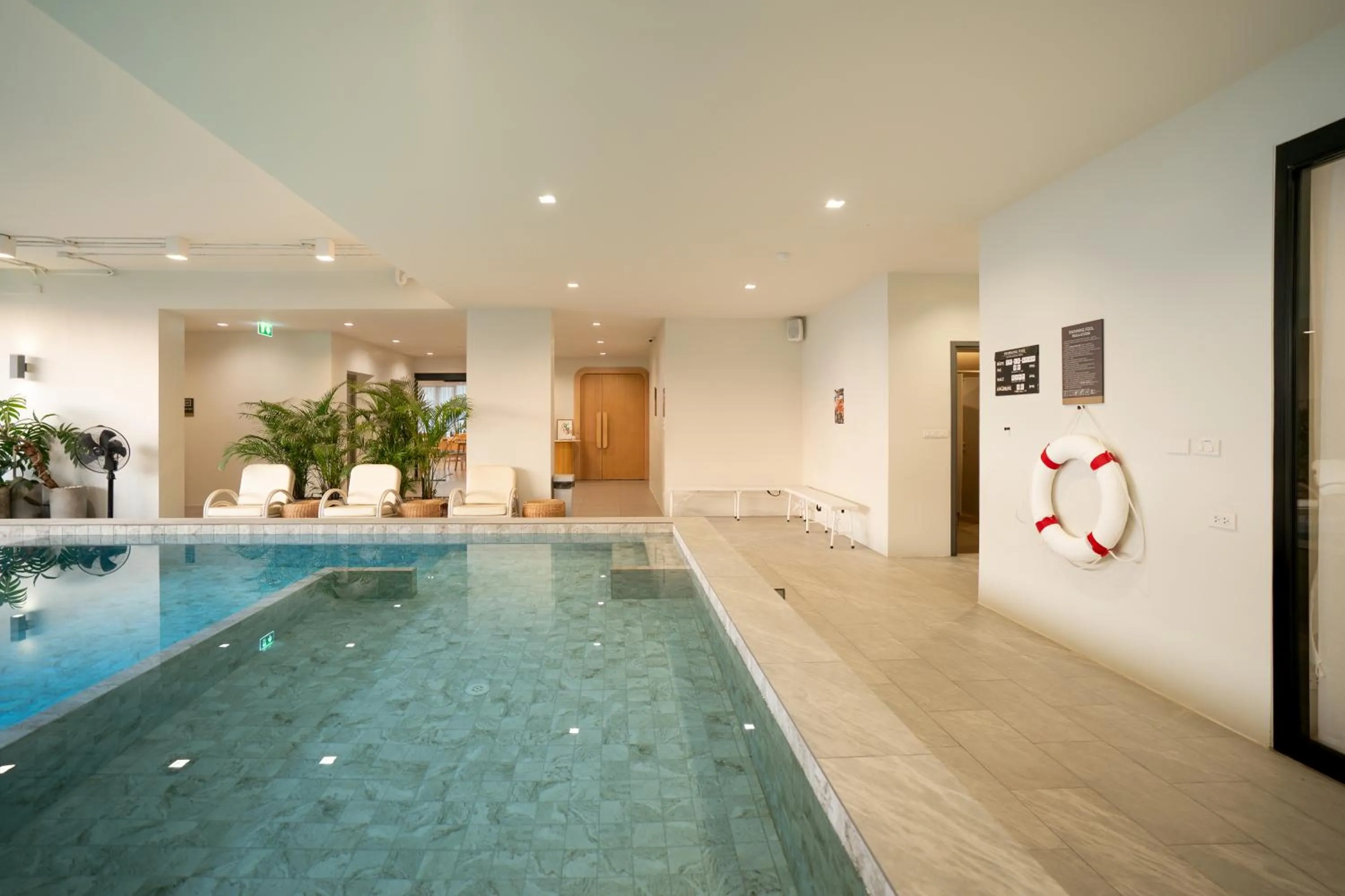 Swimming pool in The Rise Suites Hotel, Chiang Mai - SHA Extra Plus