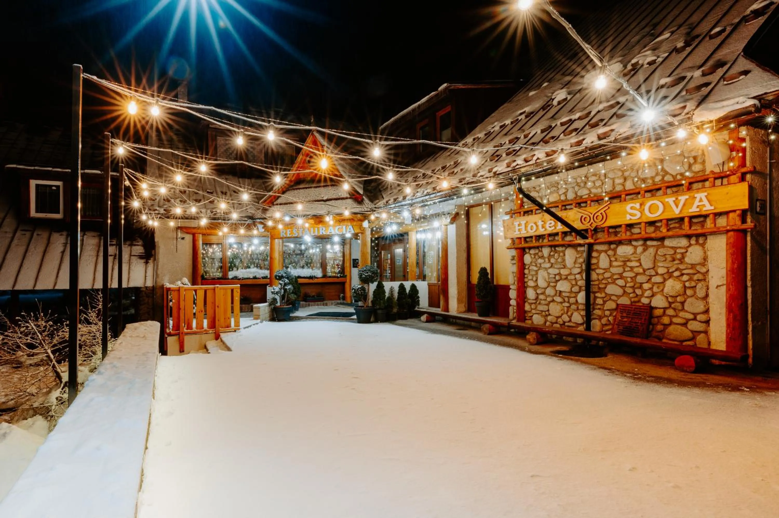 Property building in SOVA Hotel&Restaurant