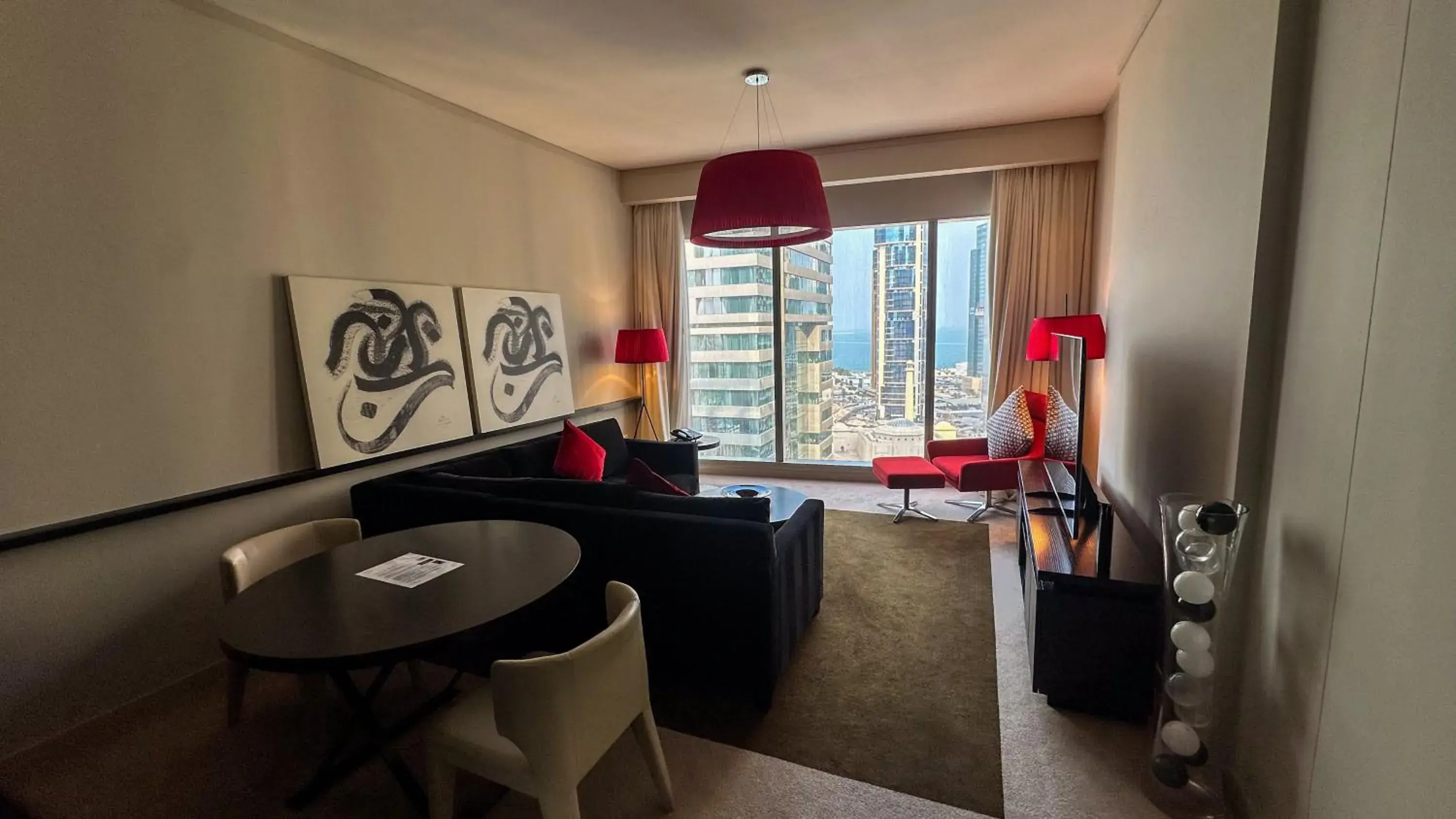 Warm 1 Bedroom Apartment with Beach Access, 1 King, City View in W Doha Warm 1 Bedroom Apartment with Beach Access, 1 King, City View in W Doha
