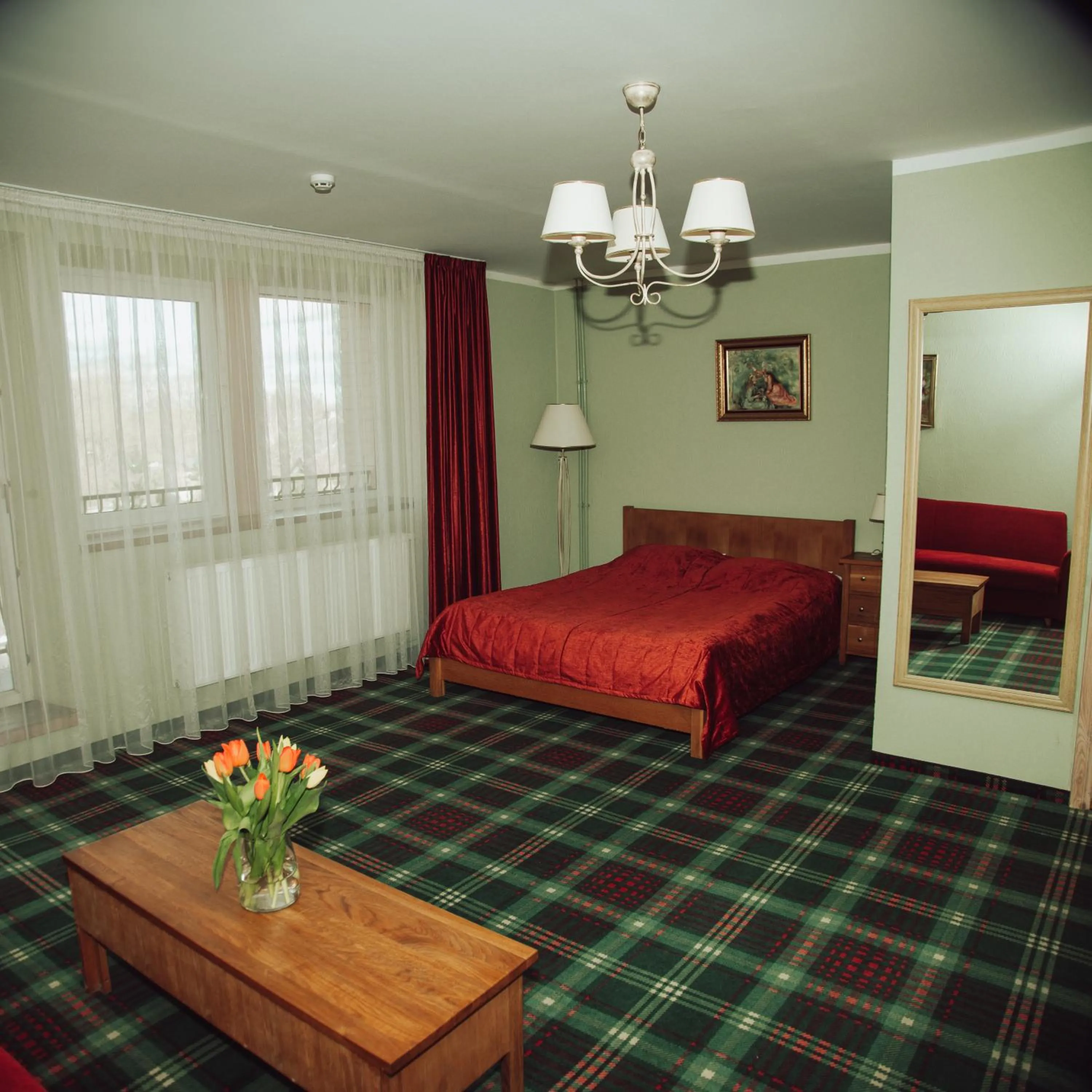 Bed in Taujėnų dvaro svečių namai