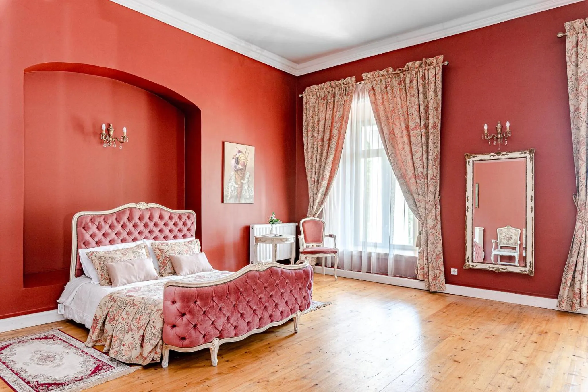 Bed in Taujėnų dvaro svečių namai