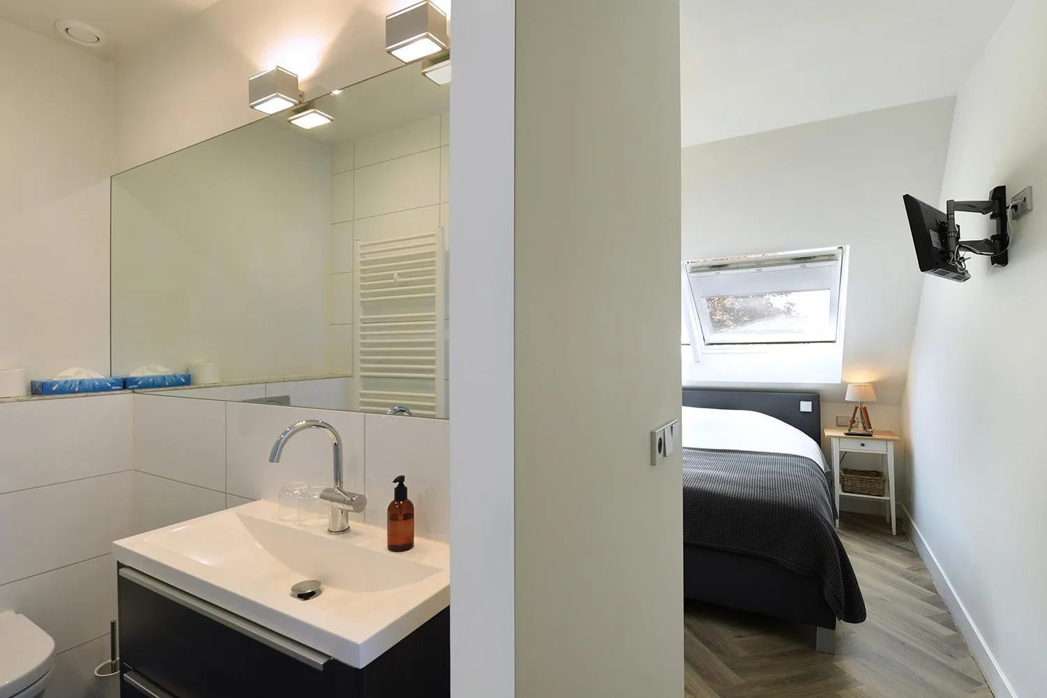 Bathroom, Bed in Rue Haute by M&M 4 sterren bed en breakfast vlakbij Maastricht