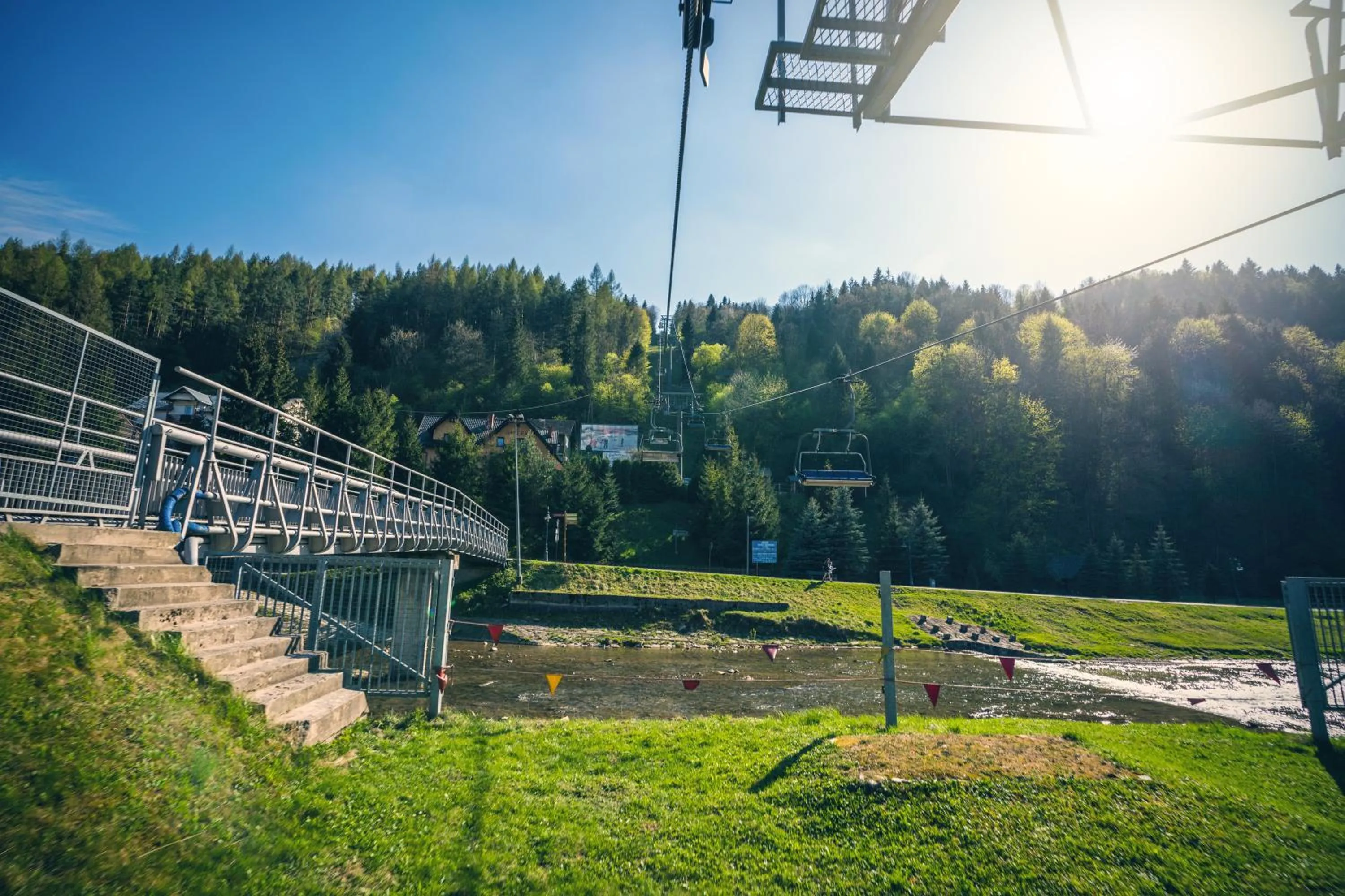 Landmark view in Willa Pod Kolejką