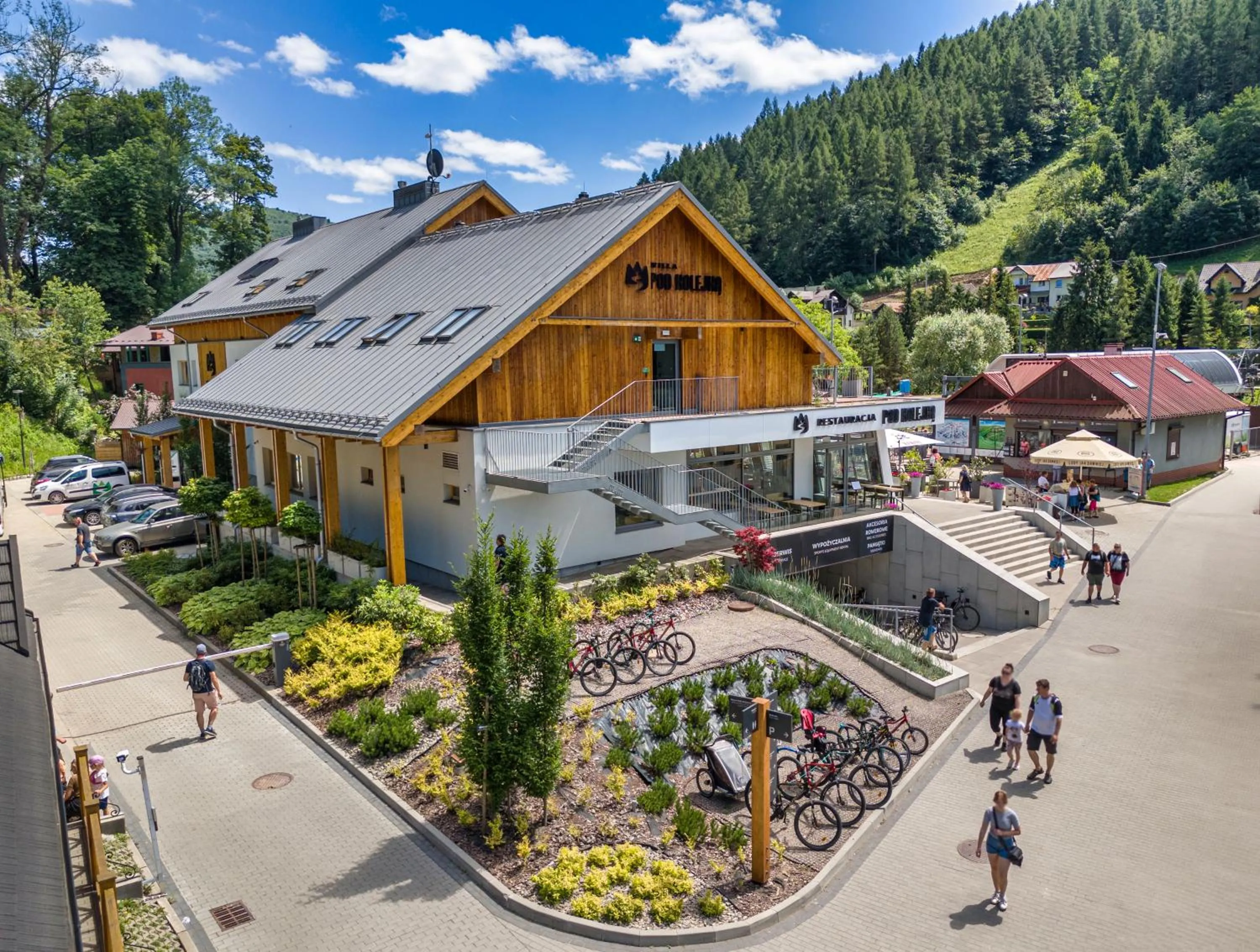 Property building in Willa Pod Kolejką