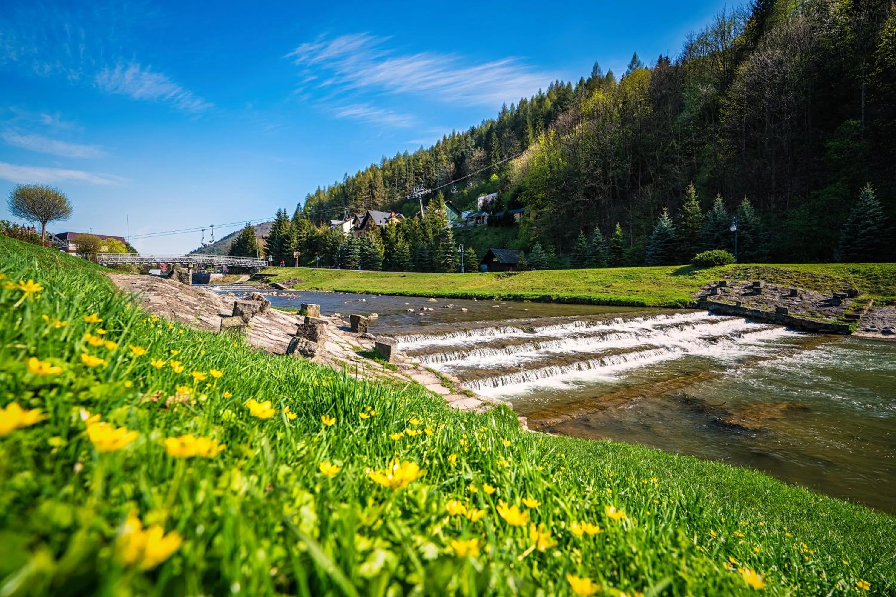 River view in Willa Pod Kolejką