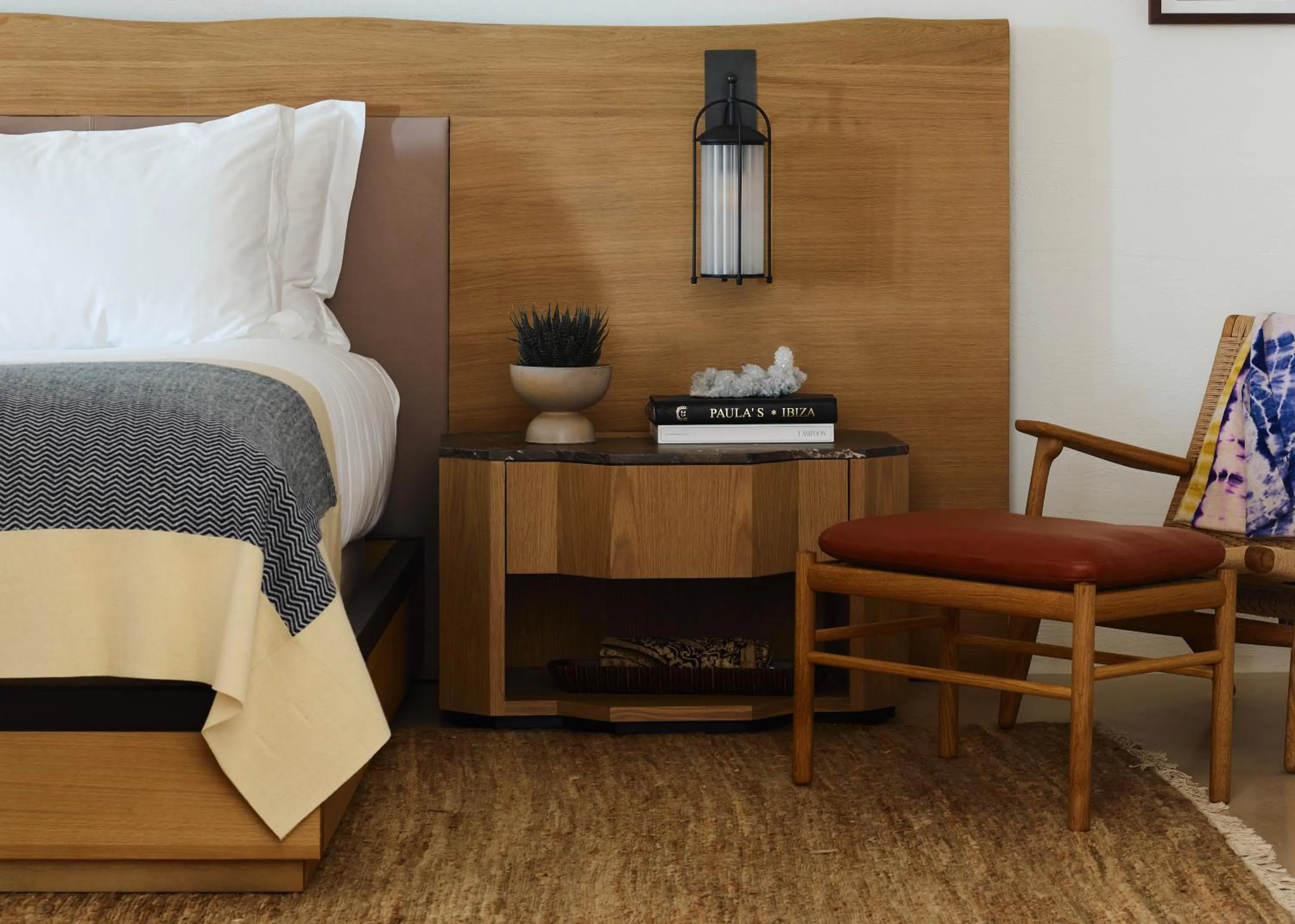 Bedroom, Bed in Six Senses Ibiza