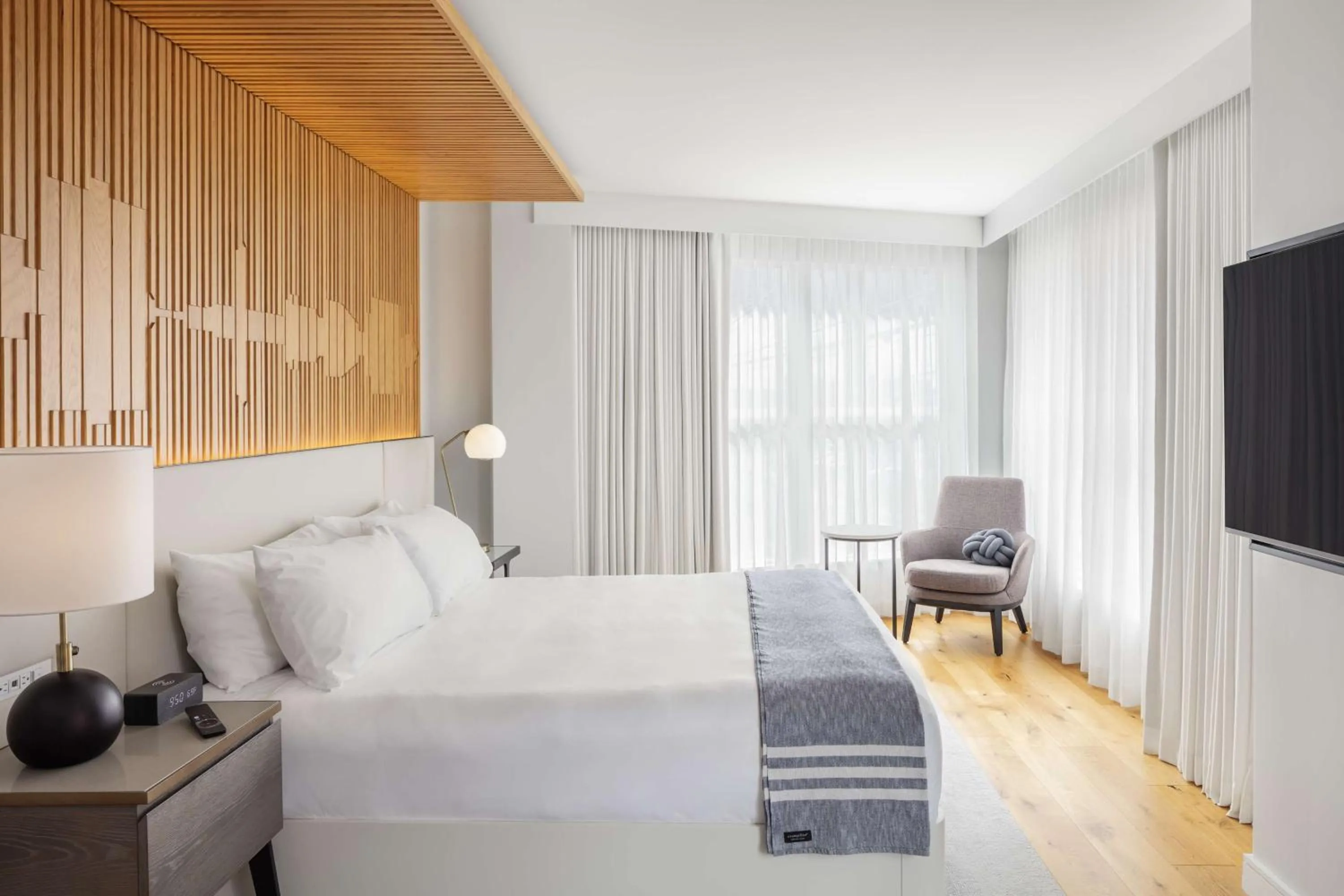 Bed in Canopy By Hilton Portland Waterfront