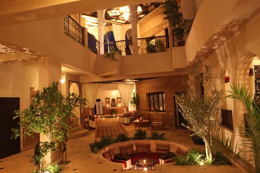 Lobby or reception in Les Sources berbères Riad & Spa