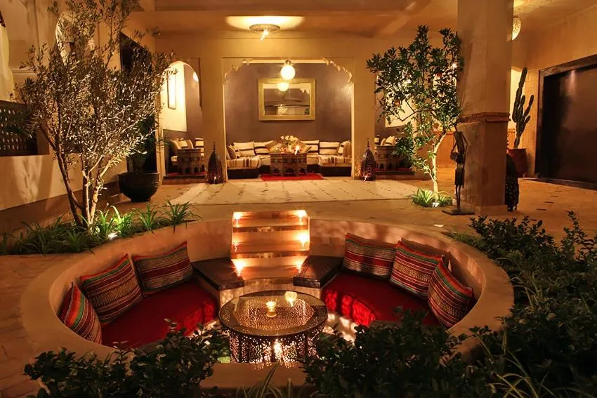 Lobby or reception in Les Sources berbères Riad & Spa