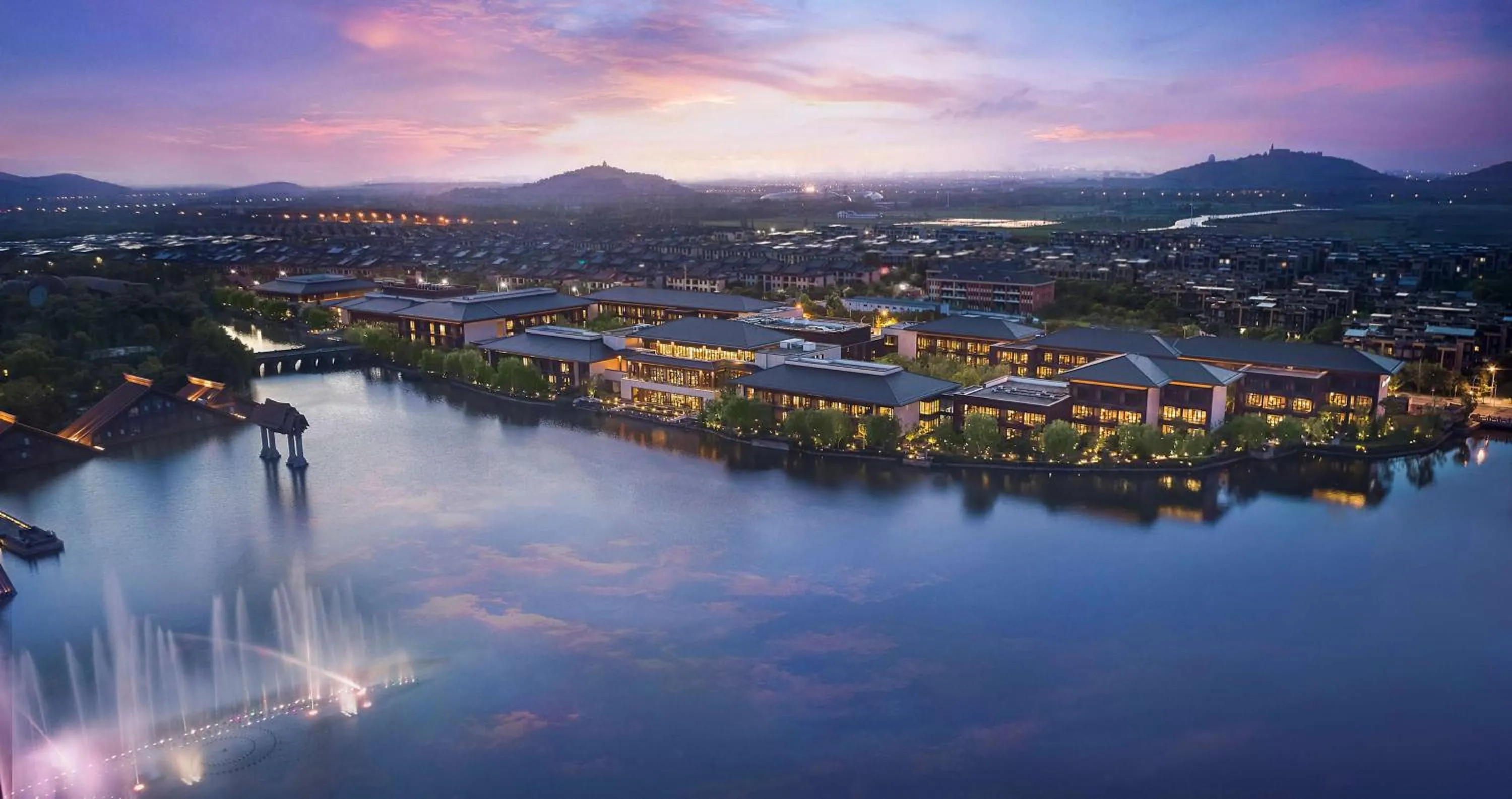 Property building in Hilton Shanghai Songjiang Guangfulin