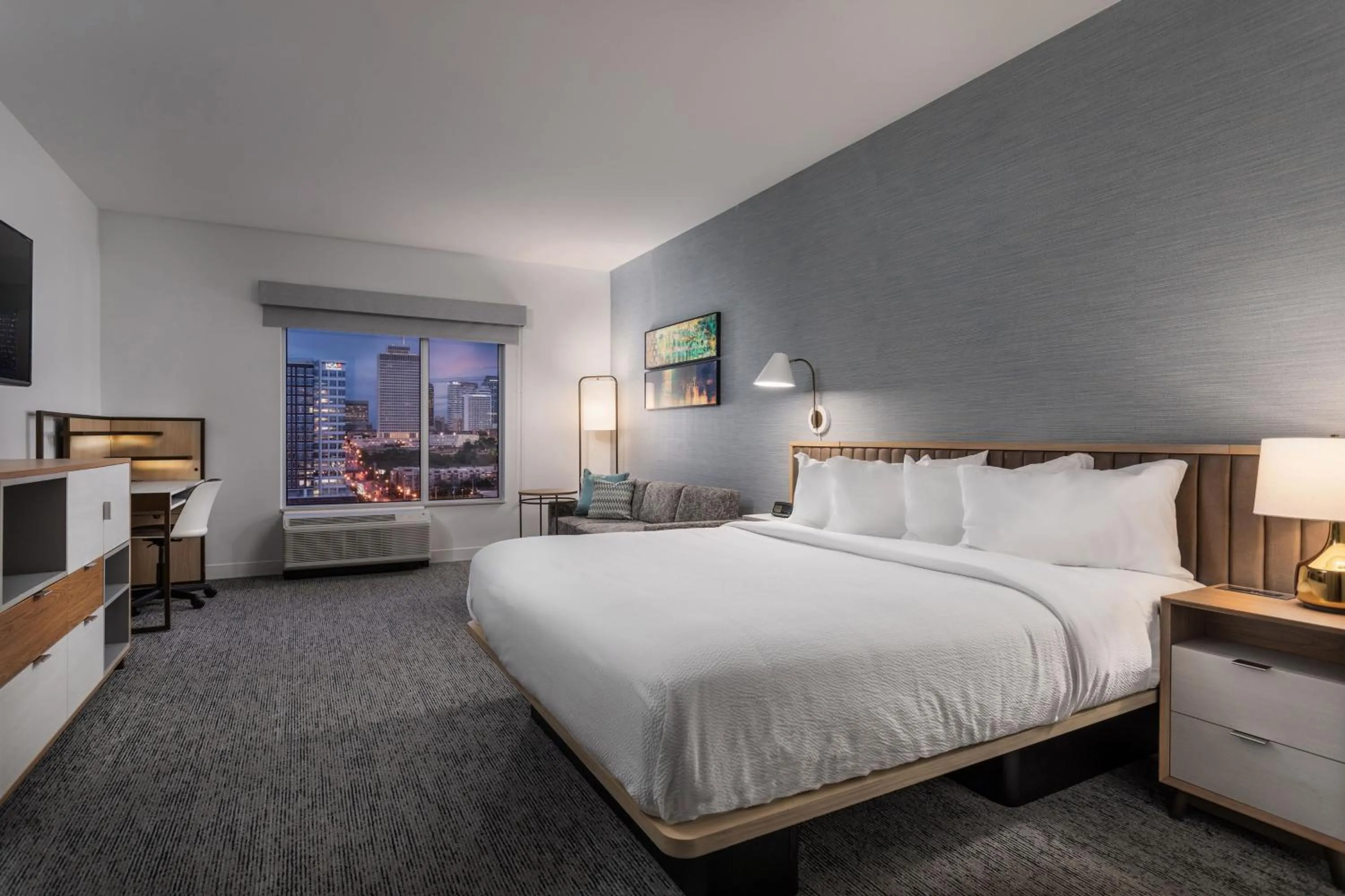 Photo of the whole room, Bed in TownePlace Suites by Marriott Nashville Midtown
